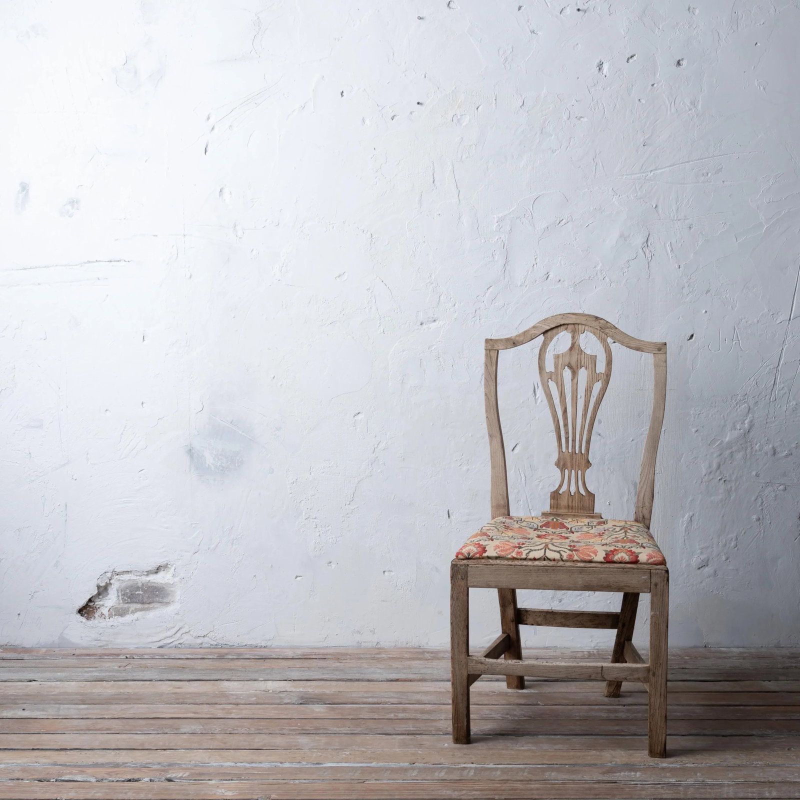 A Bleached Country Chippendale Chair - 3