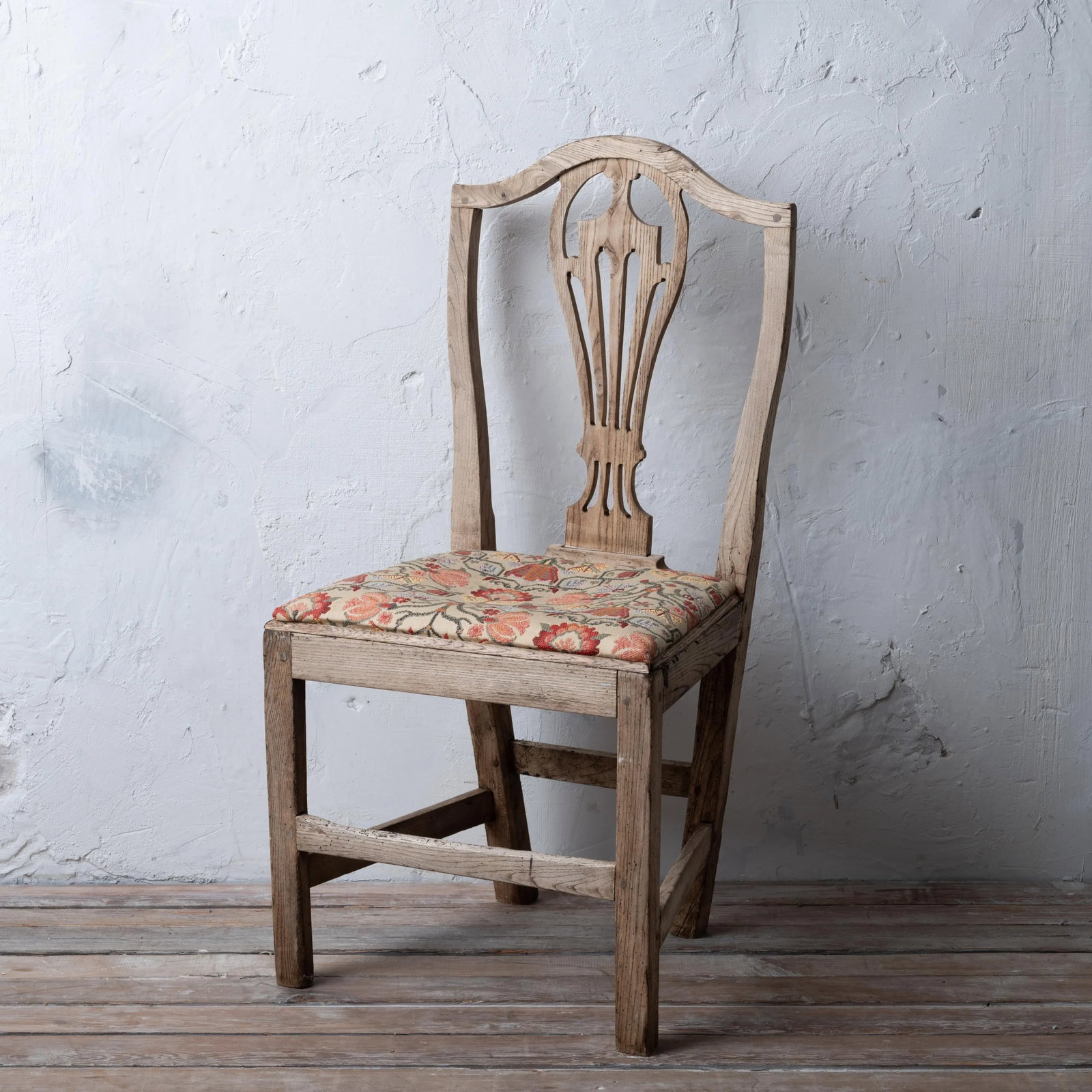A Bleached Country Chippendale Chair - 4