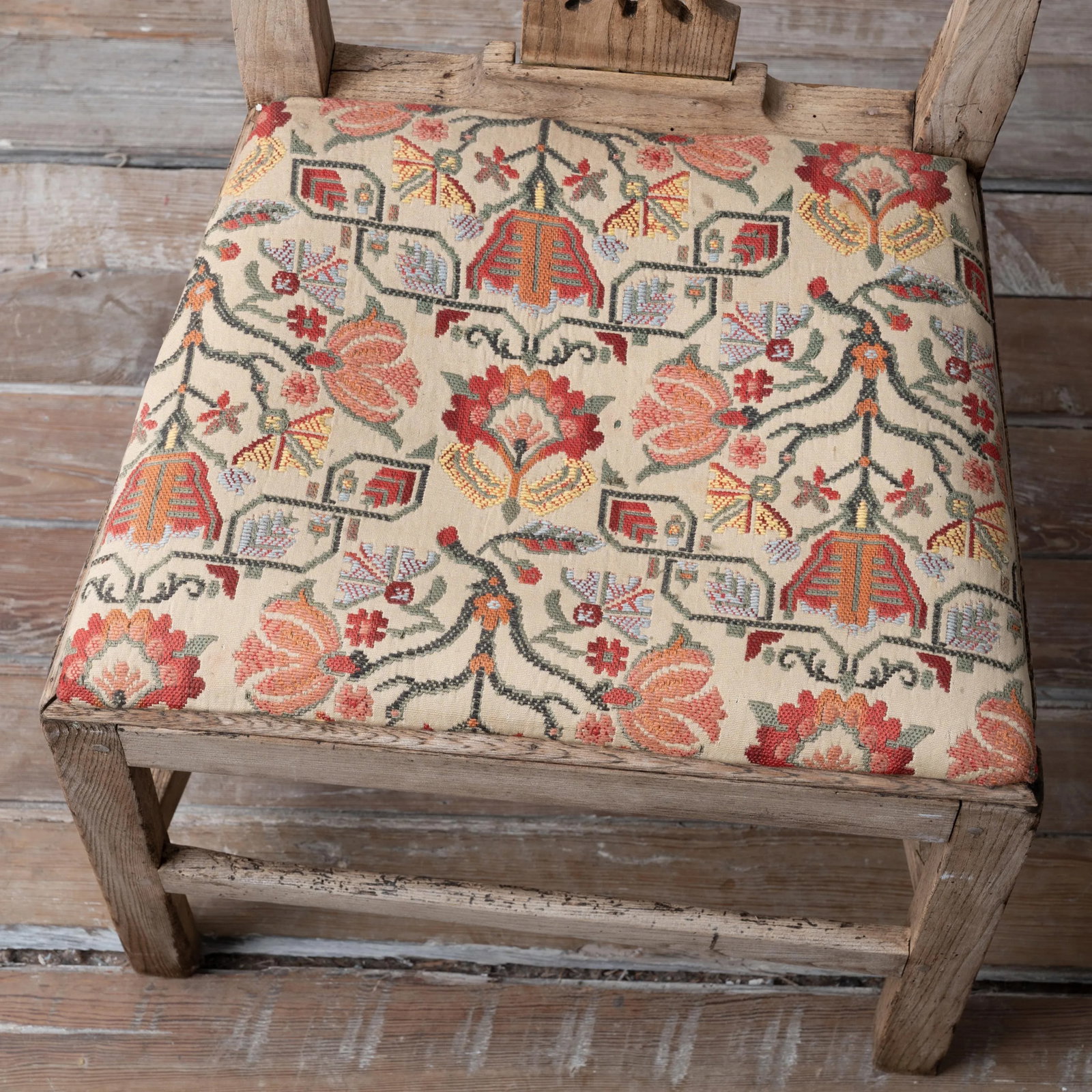A Bleached Country Chippendale Chair - 5