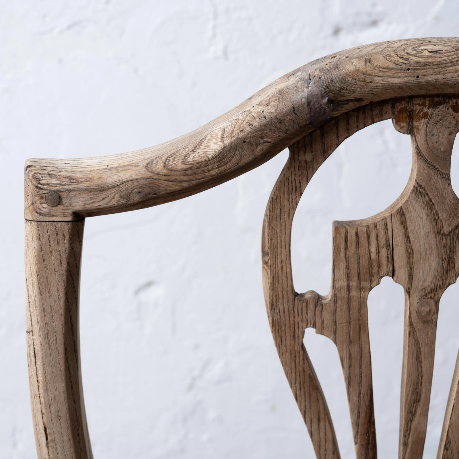A Bleached Country Chippendale Chair - 6