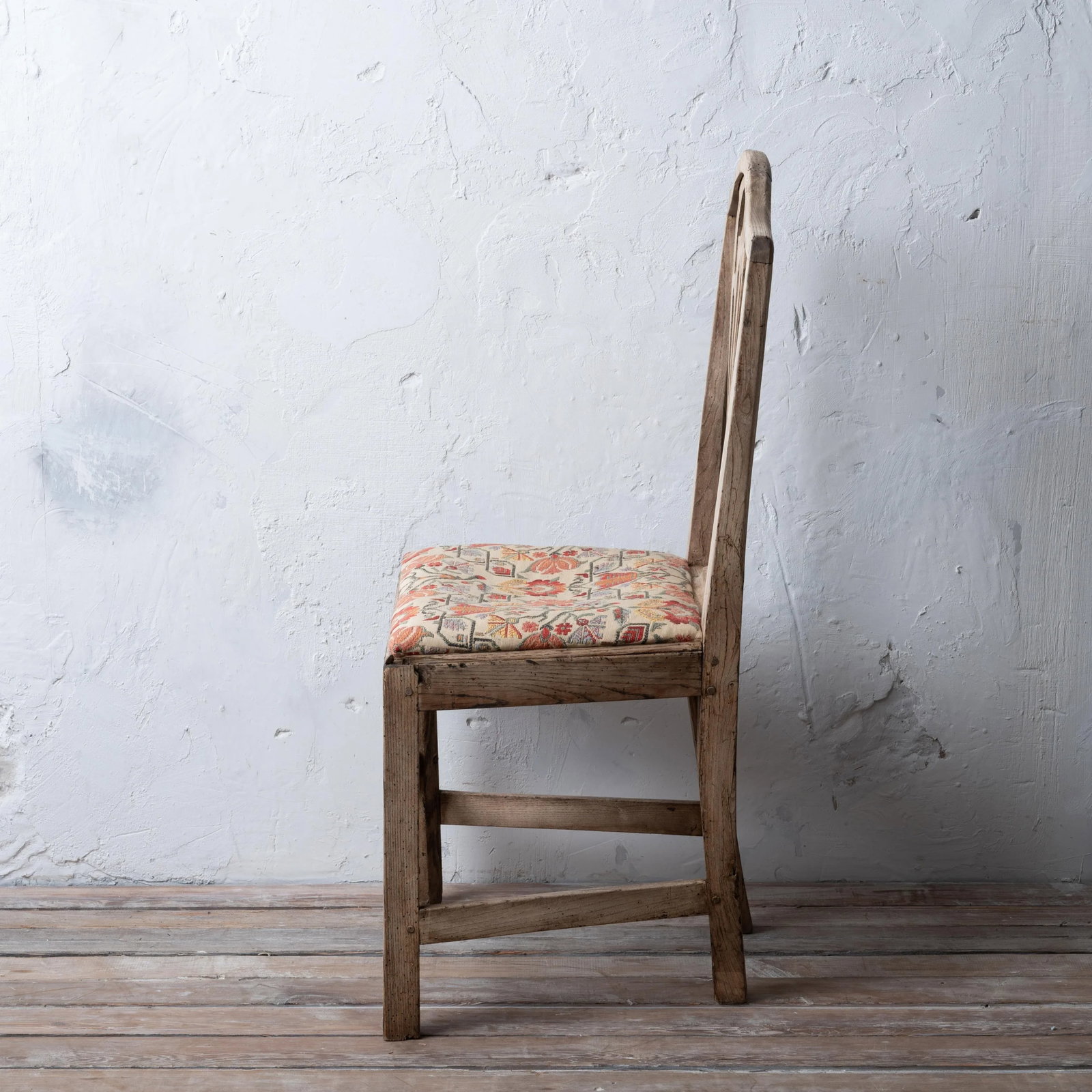 A Bleached Country Chippendale Chair - 7