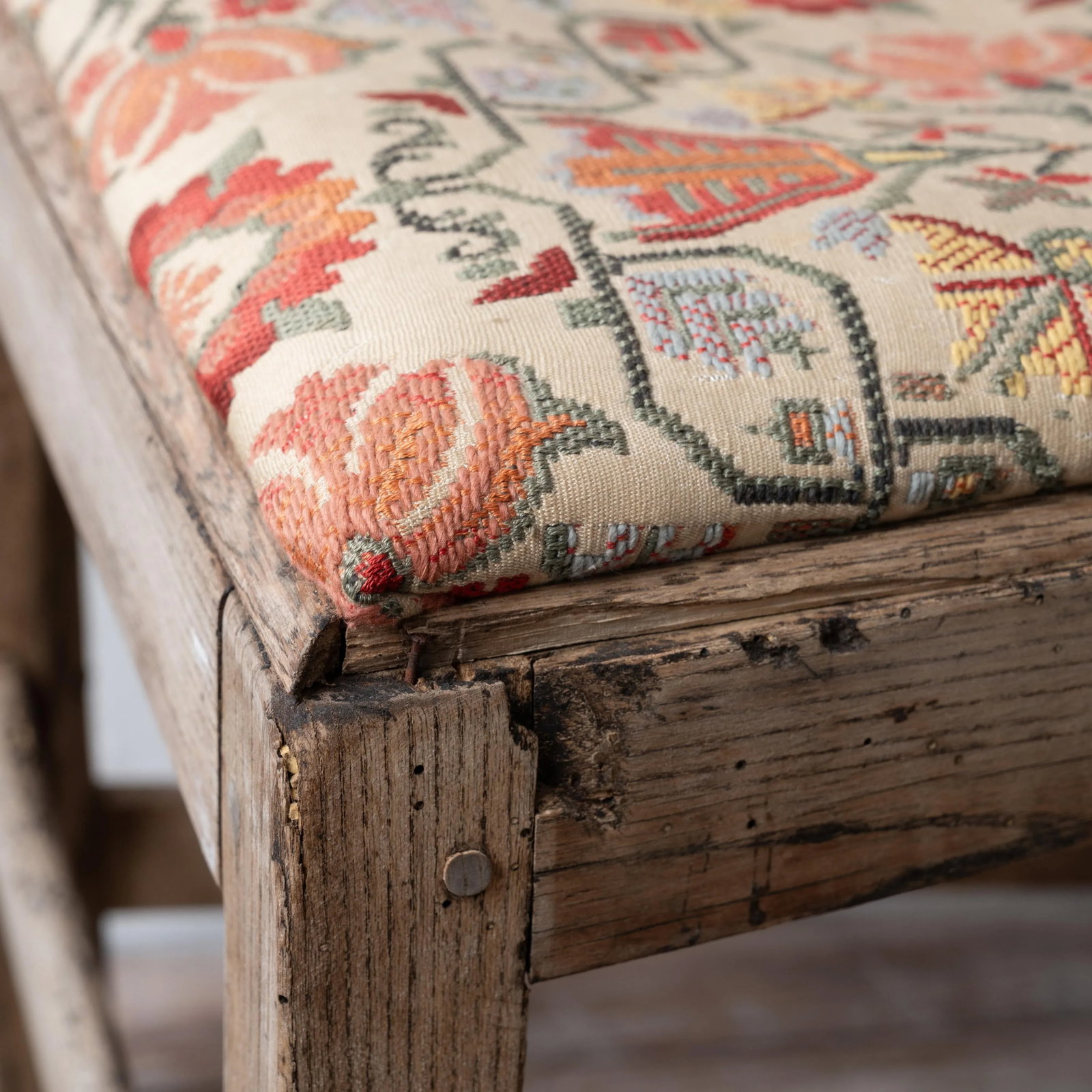 A Bleached Country Chippendale Chair - 8