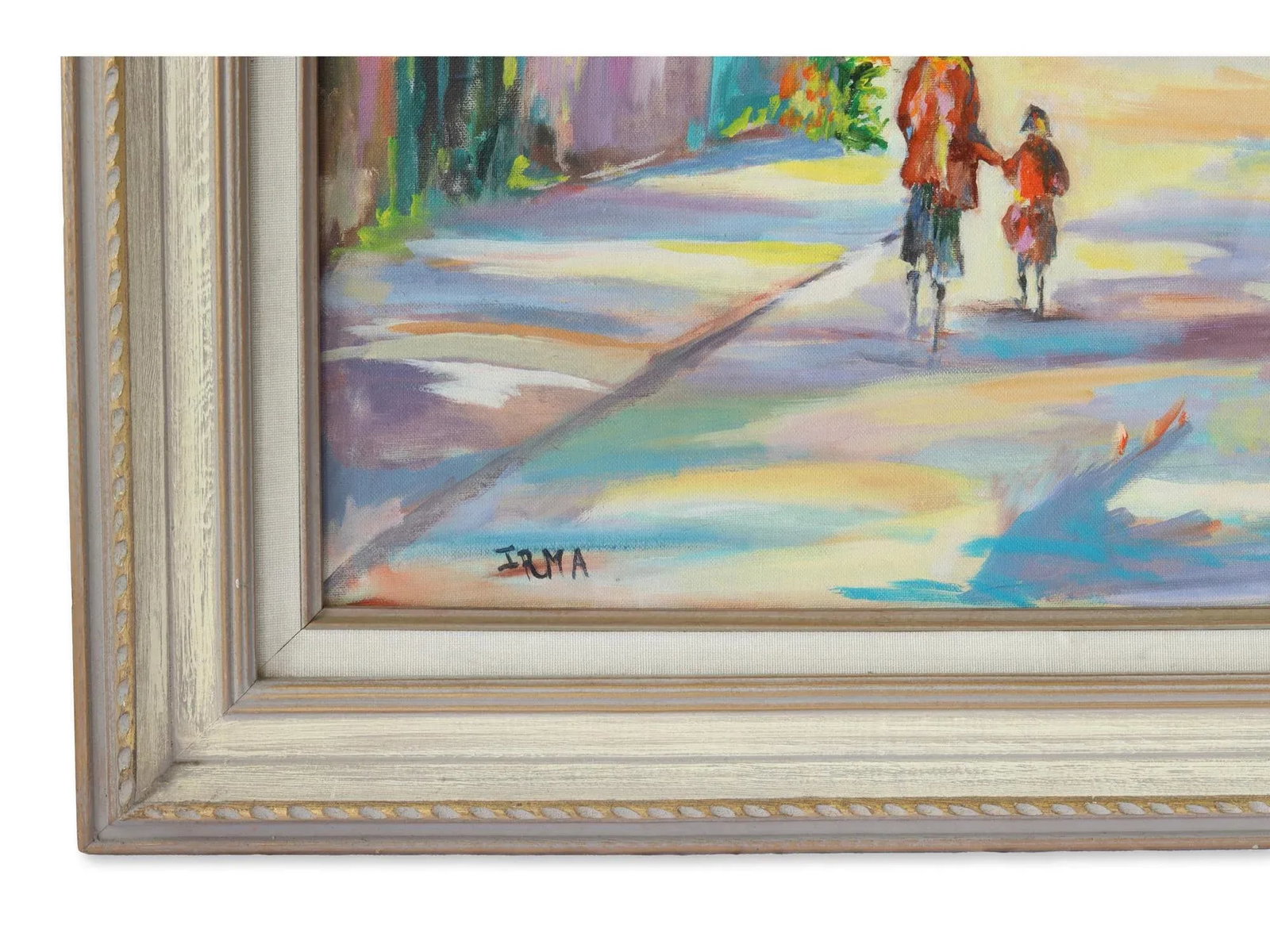 Midcentury French Abstract Montmartre Sacre-Coeur Paris Painting - 2