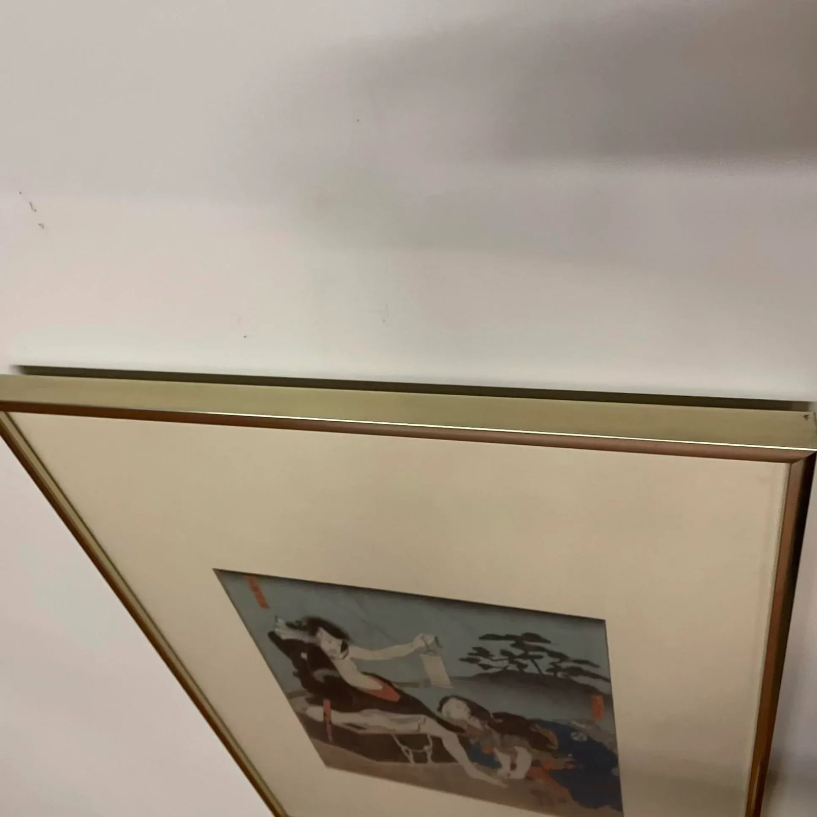 Framed Japanese Woodblock Print by Utagawa Toyokuni III (Kunisada), Ca. 1844-1860s - 3