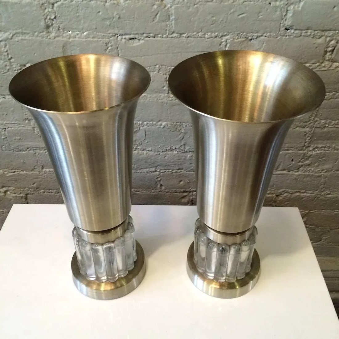 Pair of Russel Wright Art Deco Uplighter Table Lamps - 3