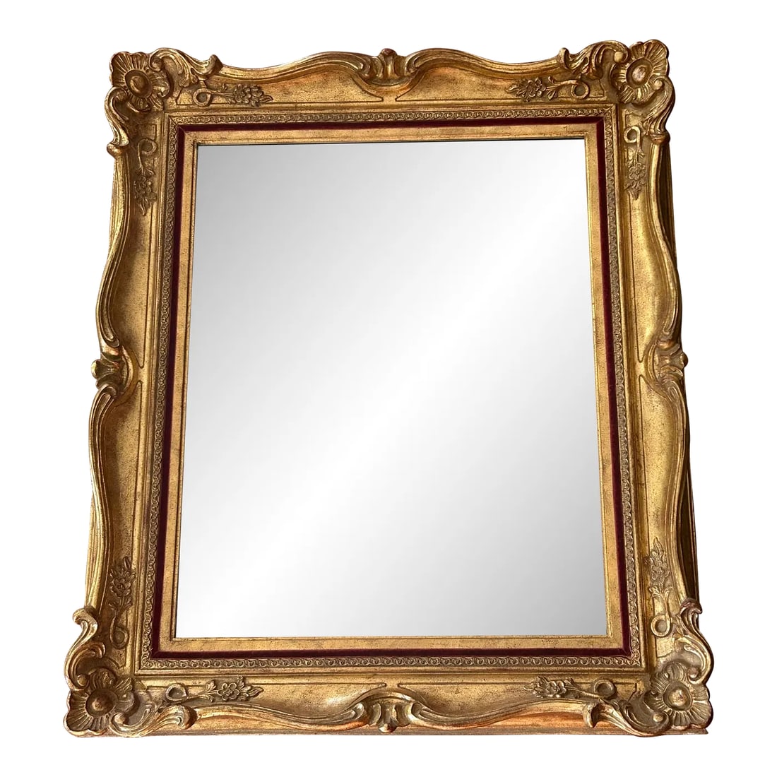Vintage La Barge Wall Mirror in Ornate Giltwood Frame: Vintage La Barge Rectangular Wall Mirror - Ornate Giltwood Frame Elevate any space with this exquisite vintage La Barge rectangular wall mirror, crafted in the timeless tradition of Rococo and