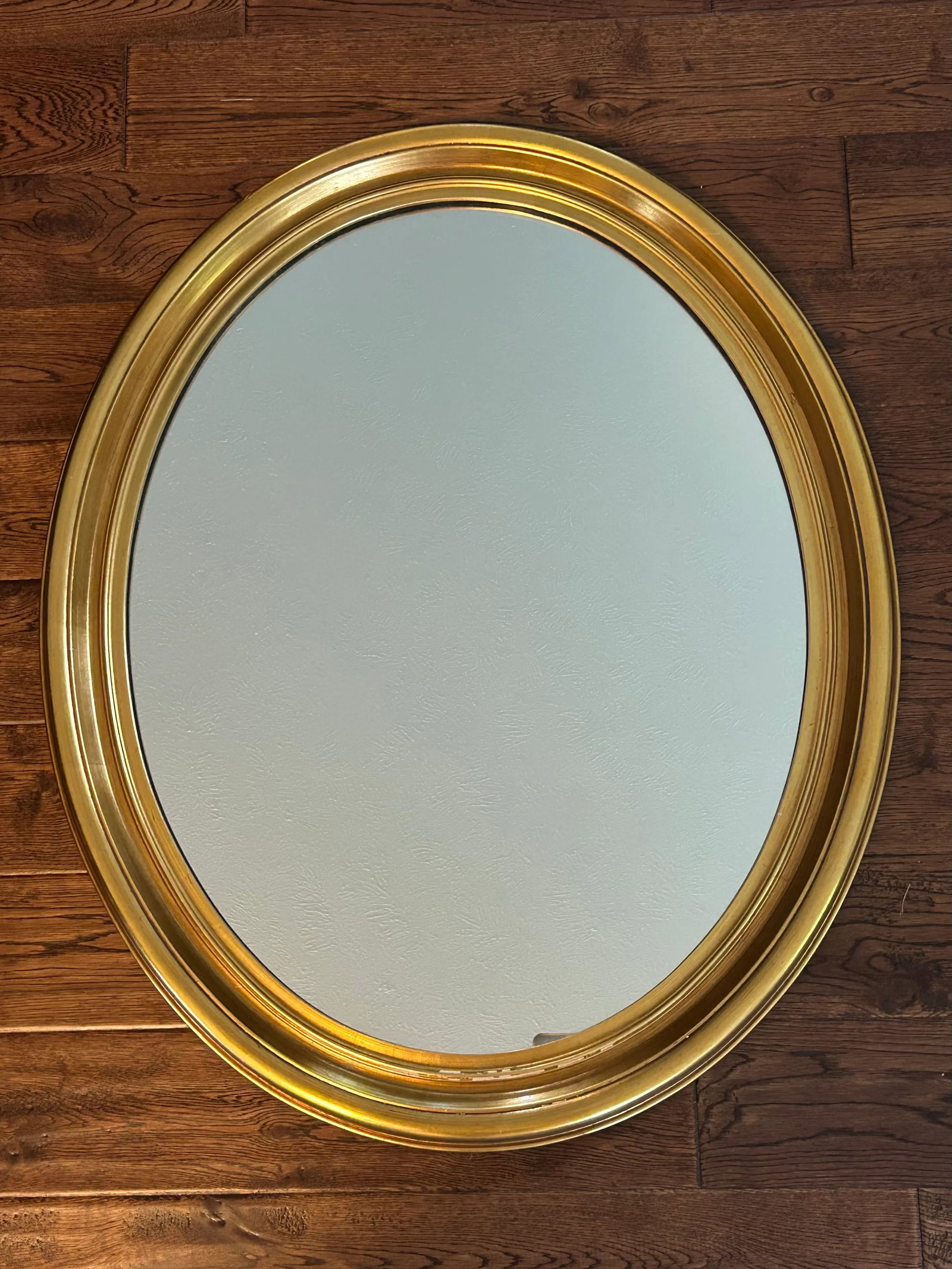 1970s Vintage Oval La Barge Gold Gilt Mirror - 2