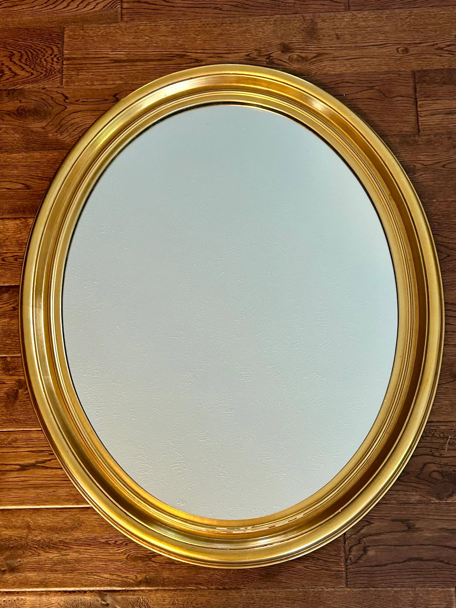 1970s Vintage Oval La Barge Gold Gilt Mirror - 3