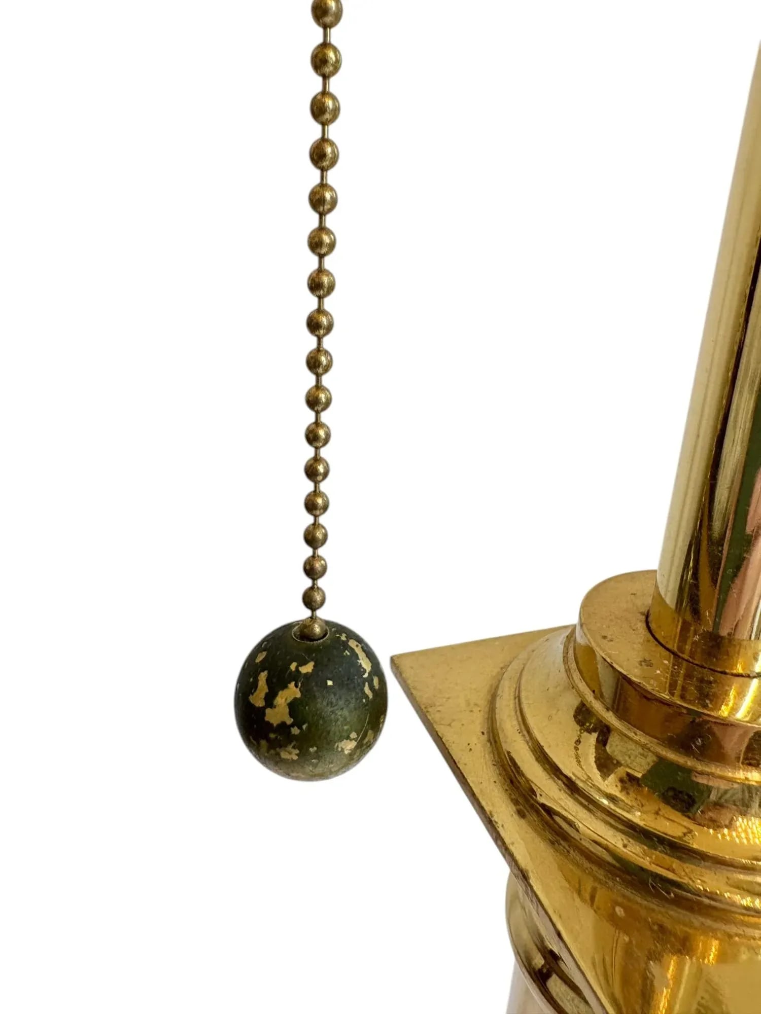 Mid 20th Century National Society of the Sons of the American Revolution Brass Table Lamp - 8
