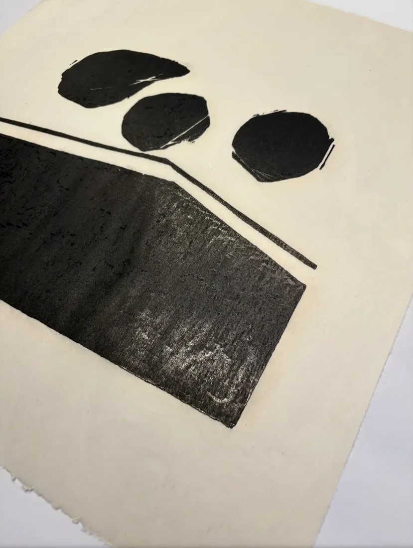 Barbara Beck 1970s Woodblock Print on Paper - Unframed - 4