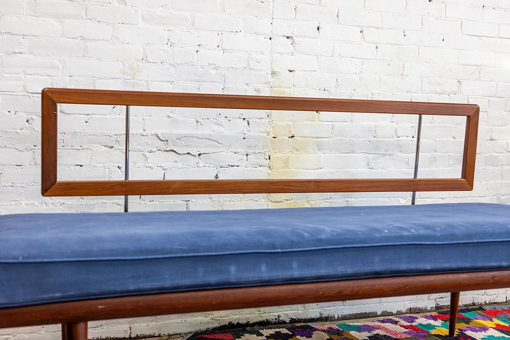 1950s Danish Peter Hvidt Teak Minerva Daybed - 2