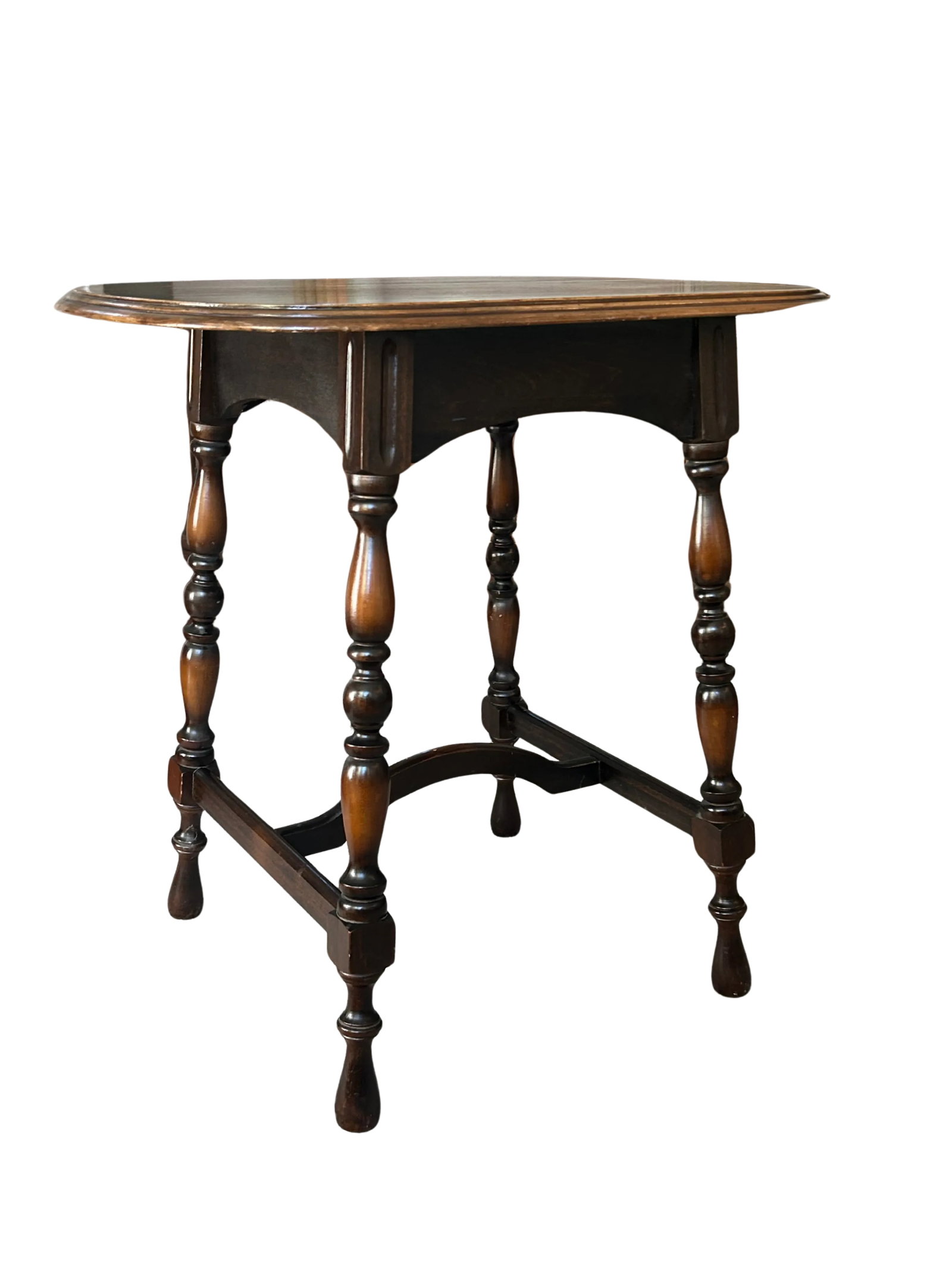 Early 20th Century Jacobean Mahogany Center Table - 2