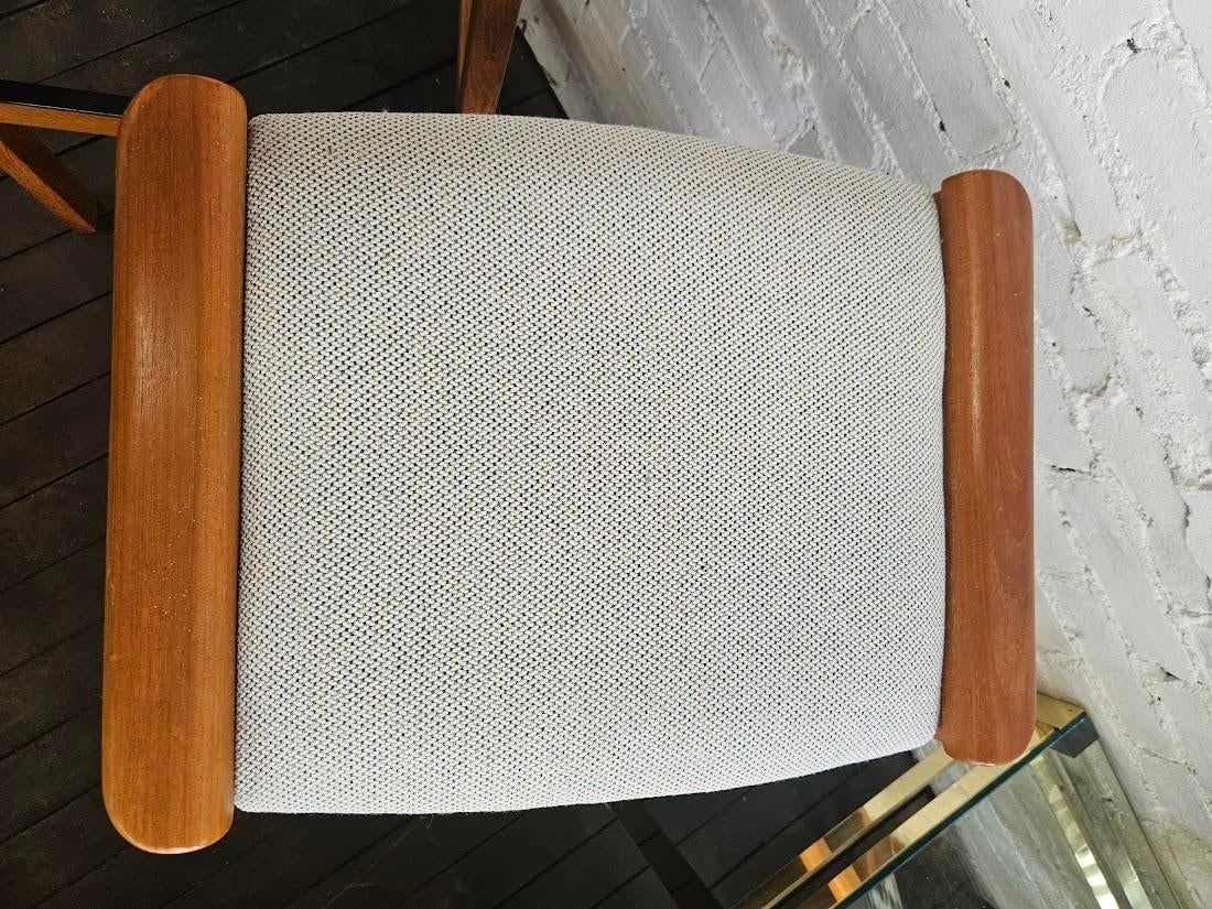 Pair of Danish Modern Attributed to J.l. Moller Bar Stools - 3