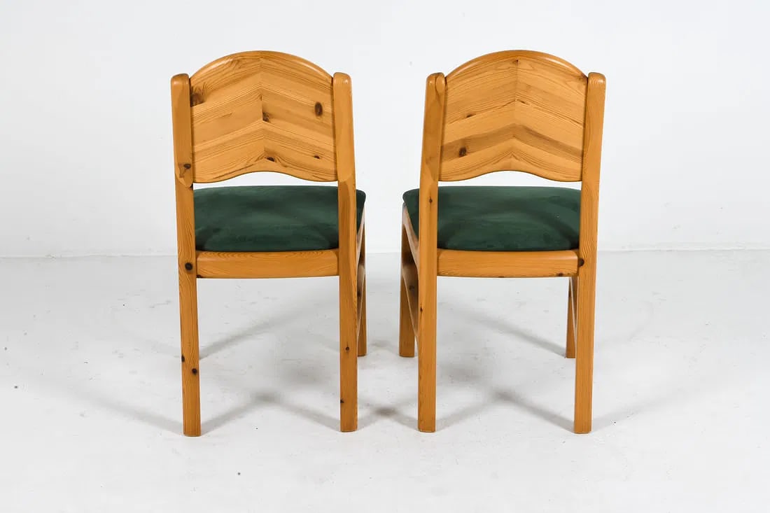 A Pair of Danish Pine Dining Chairs in the Style of Rainer Daumiller, 1970s - 4