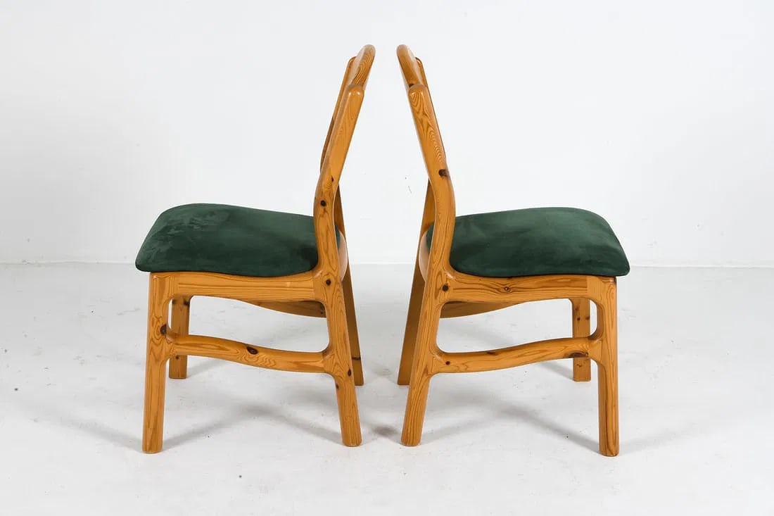 A Pair of Danish Pine Dining Chairs in the Style of Rainer Daumiller, 1970s - 5