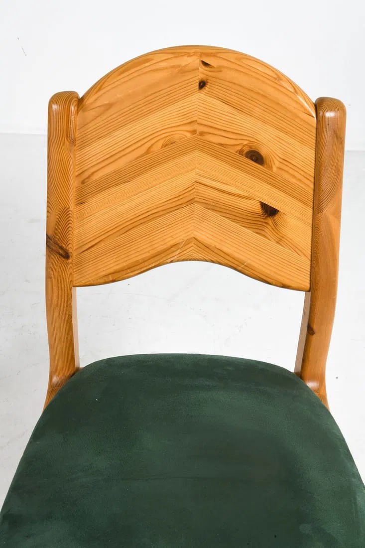 A Pair of Danish Pine Dining Chairs in the Style of Rainer Daumiller, 1970s - 6