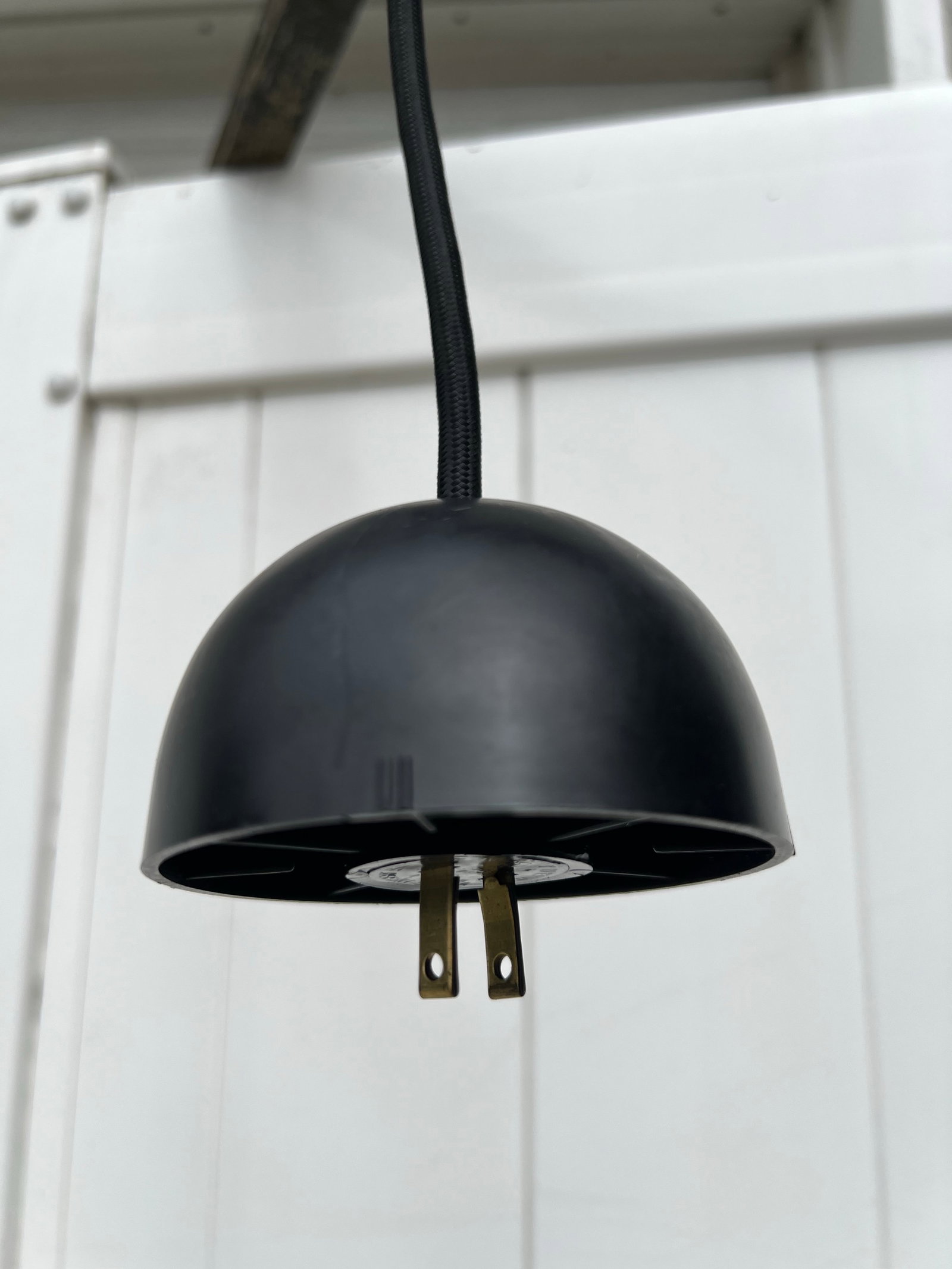 Postmodern Perforated Pendant Light in the Style of Ron Rezek or Mathieu Mategot - 7