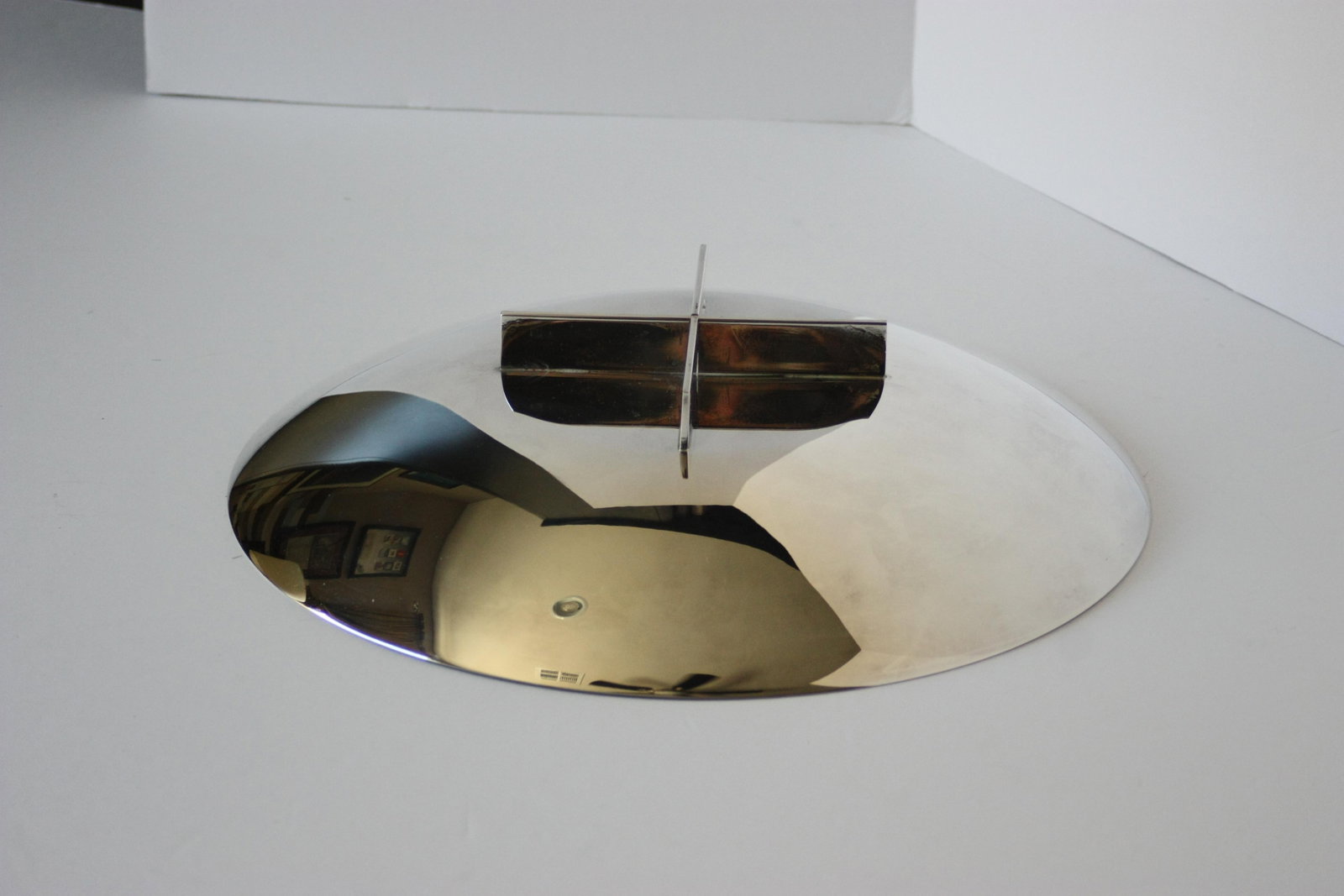 Richard Meier for Swid Powell X-Base 12-Inch Plate Vintage 1980s Silverplate - 5