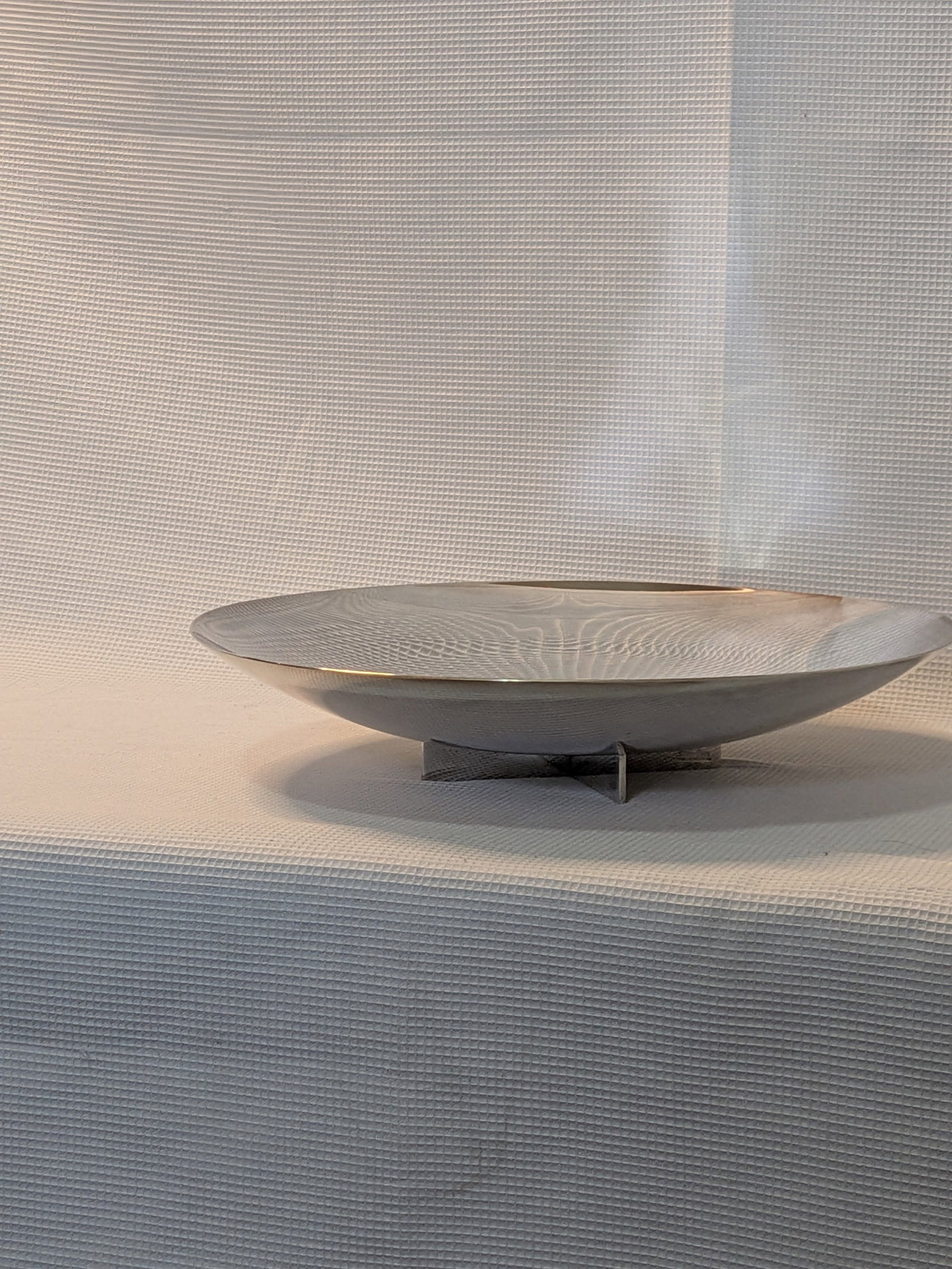 Richard Meier for Swid Powell X-Base 12-Inch Plate Vintage 1980s Silverplate - 8