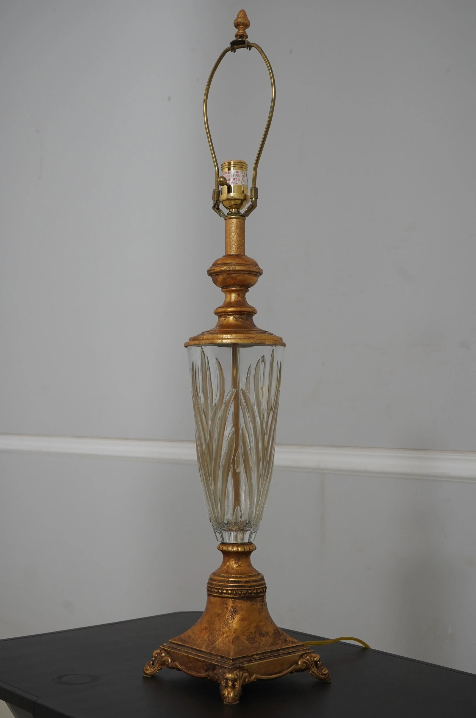 Ethan Allen Crystal Urn Style Table Lamp - 2