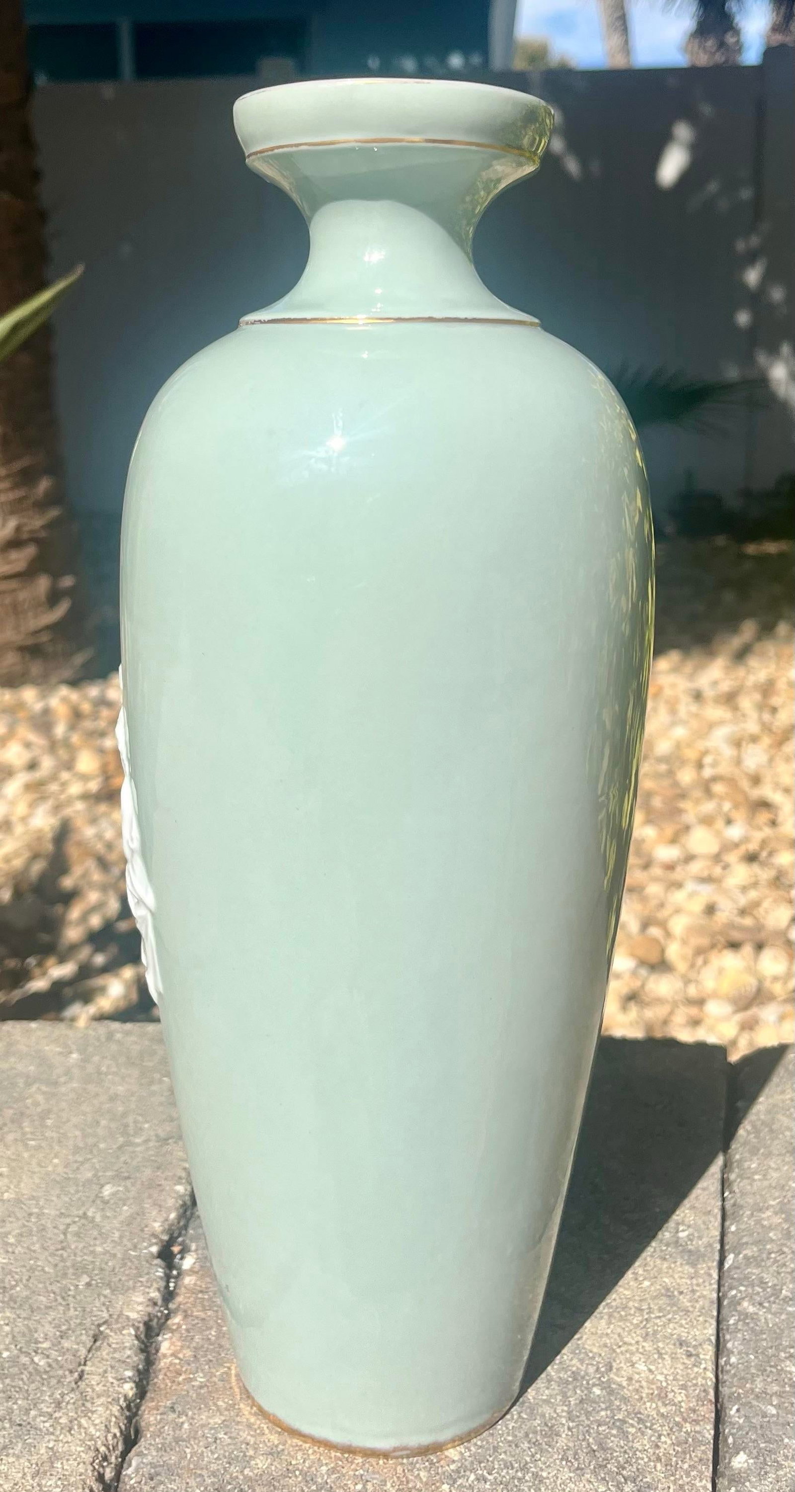 Antique Royal Rudolstadt 12.75" Porcelain Vase - 2
