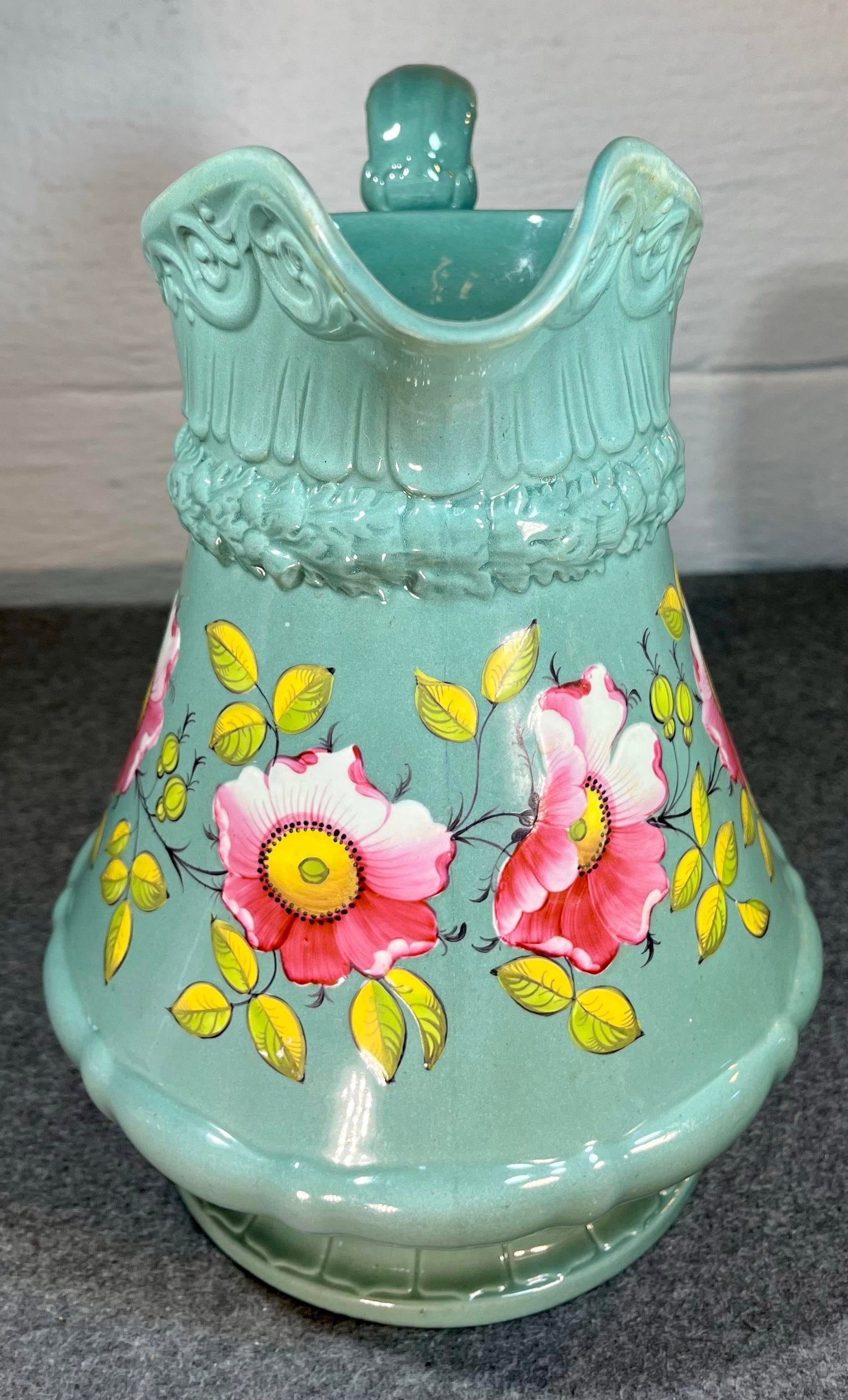 Antique W Ridgway & Co Stoneware Pottery Jug - 6