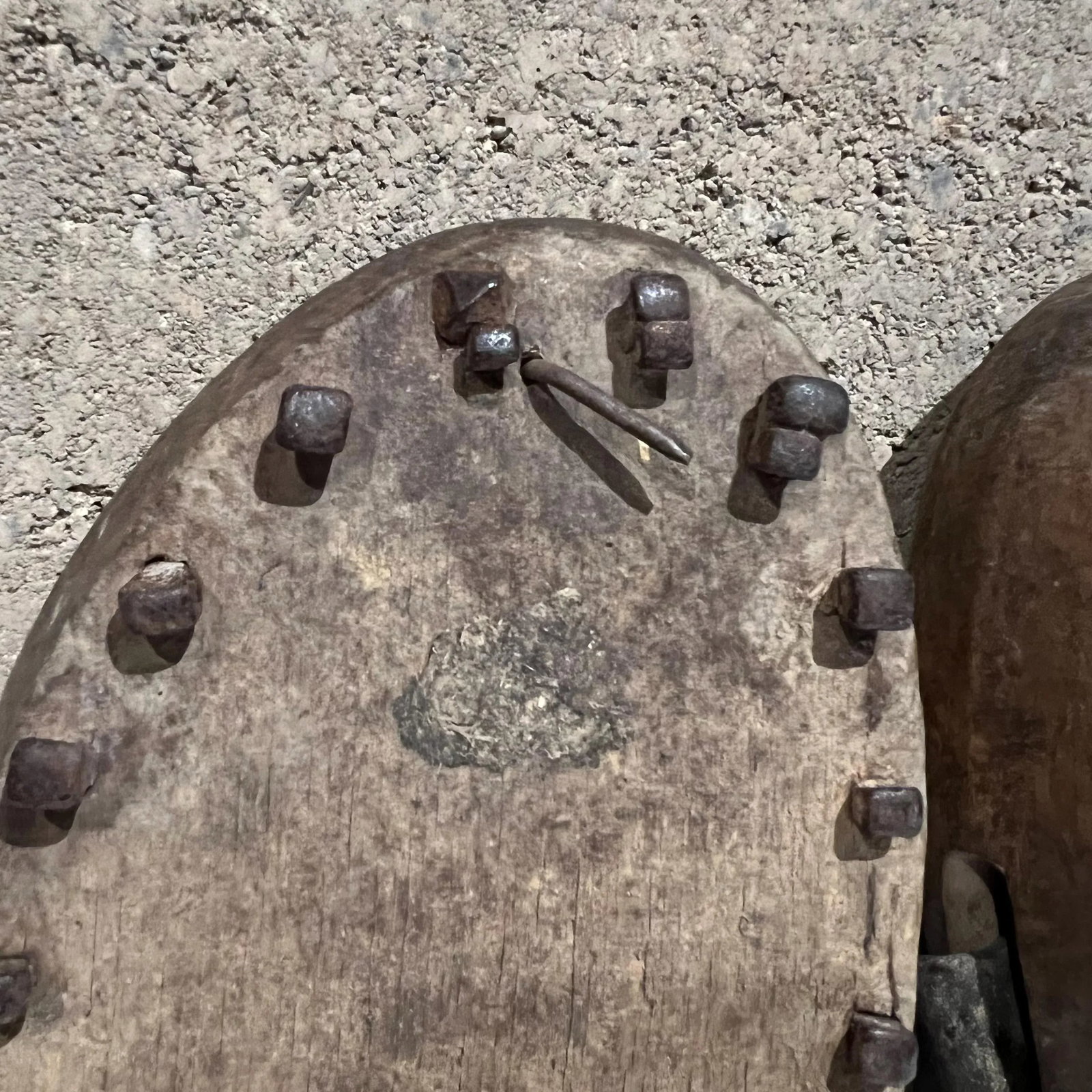 Antique Asian Decorative Japanese Shoes Leather Wood Open Toe - 3