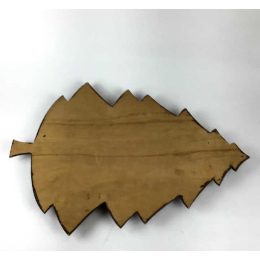 Hand Crafted Antique Wood Christmas Tree Wall Display for Miniatures - 11
