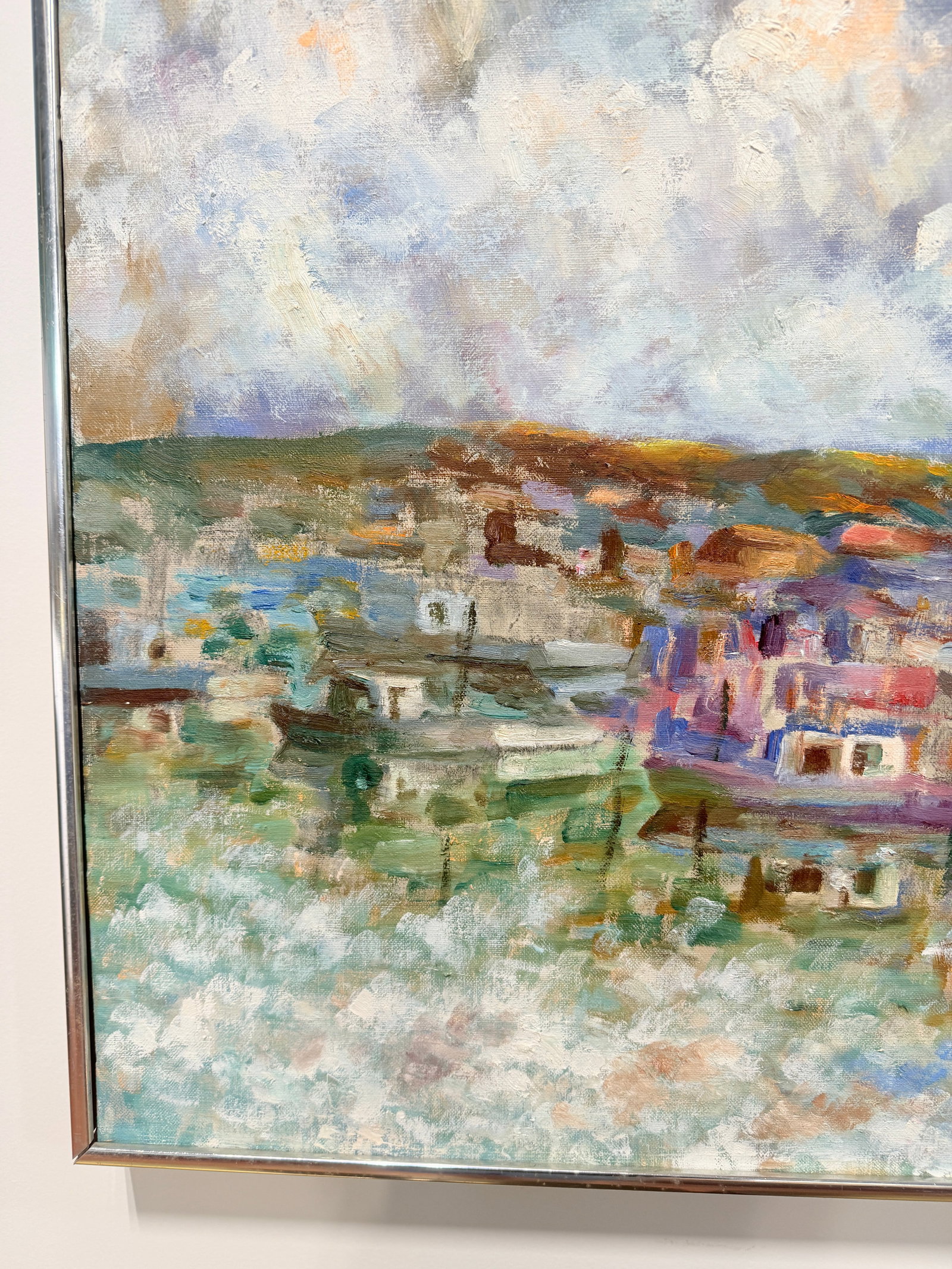 Martin J. Murray (American, 1908-1997) "Provincetown" Oil on Canvas C. 1940 - 5