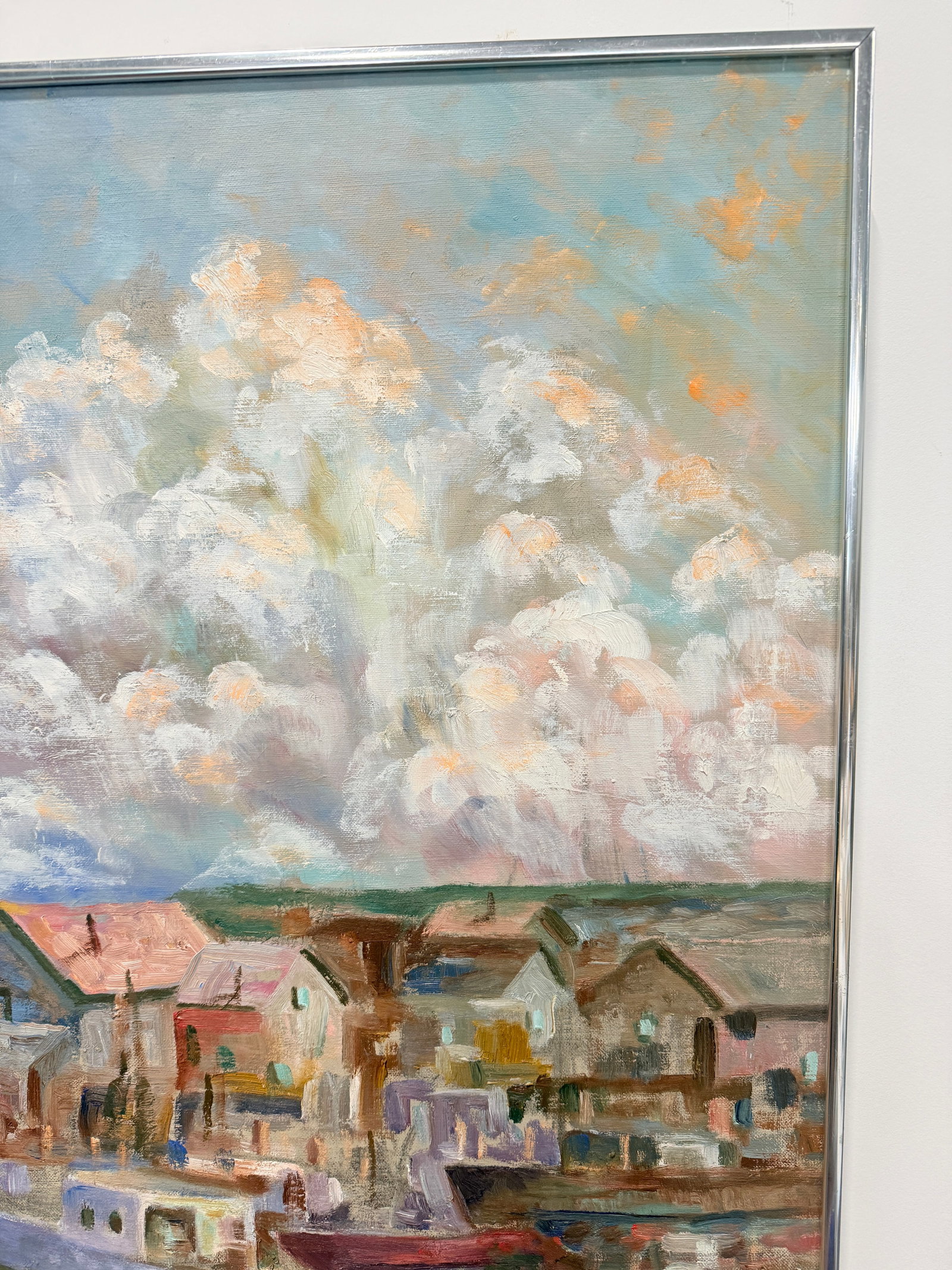 Martin J. Murray (American, 1908-1997) "Provincetown" Oil on Canvas C. 1940 - 8