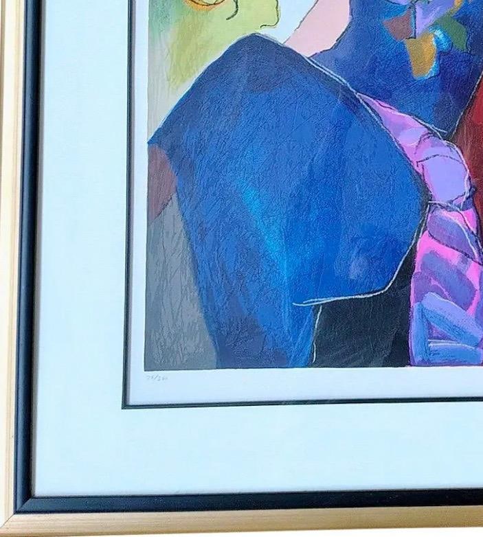 Large Signed Itzchak Tarkay Serigraph - Elegance III - Limited Edition 75/350 - Seated Woman Fine Ar - 9