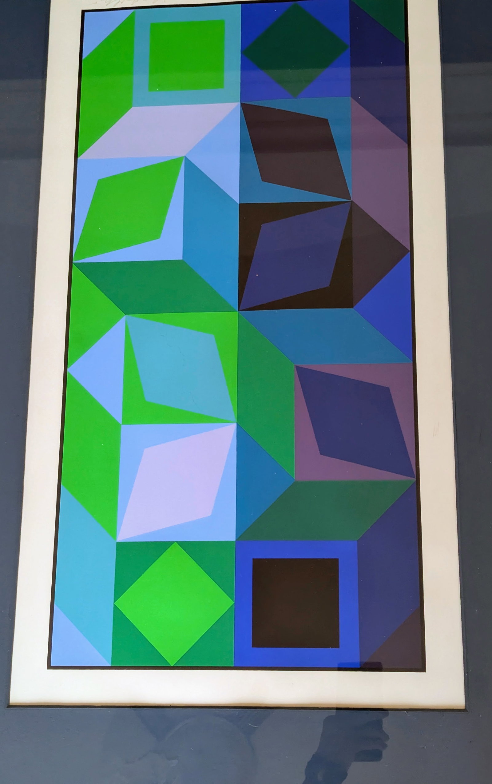 1970s Victor Vasarely, Signed Limited Edition of "Dom IV Bv" From Redfern Gallery /London, Color Ser - 2