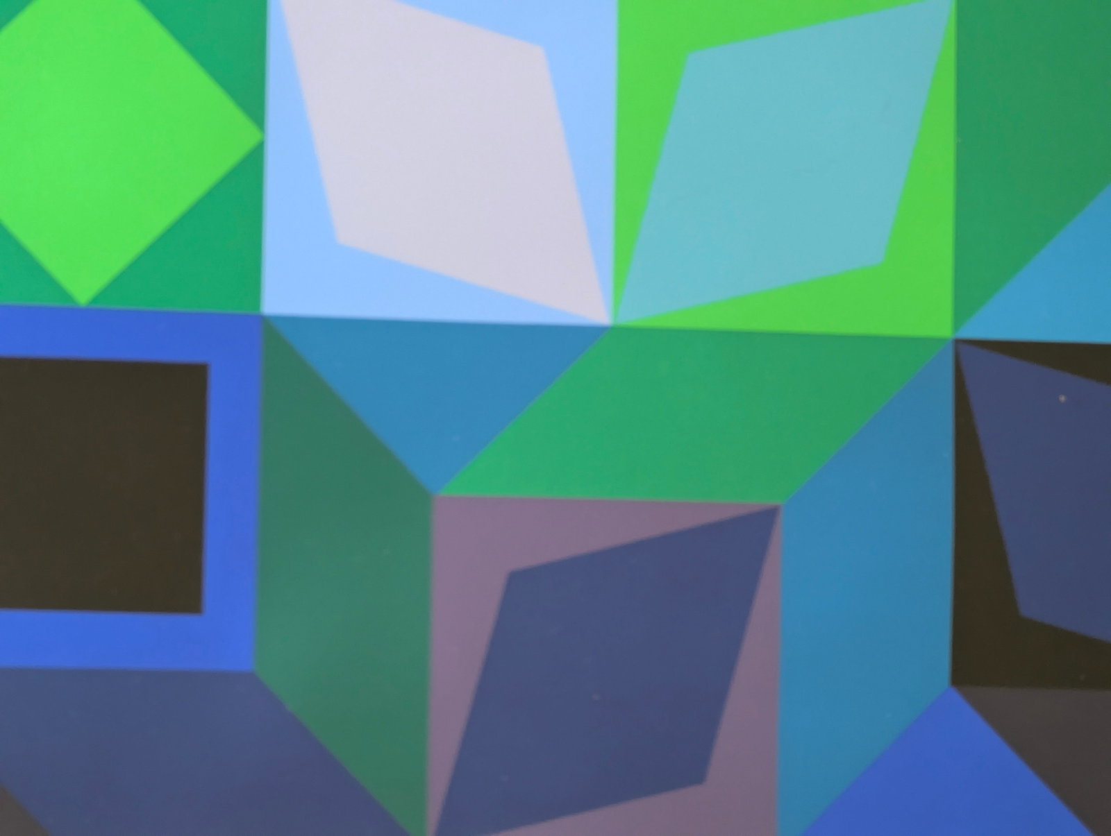 1970s Victor Vasarely, Signed Limited Edition of "Dom IV Bv" From Redfern Gallery /London, Color Ser - 7