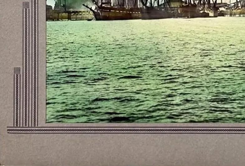 Rare Antique Hand-Colored Photograph of Port Blakely, Wa Mill (C. 1900) by Wilhelm Hester - 4