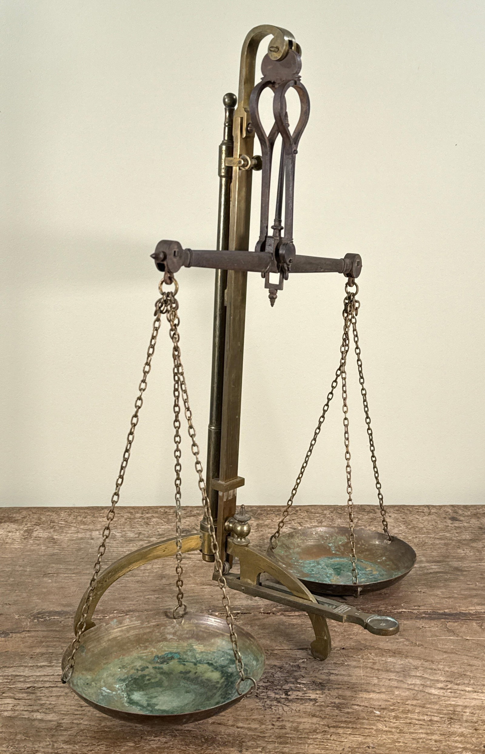 Antique Vandome Titford and Pawson London Brass Apothecary Balance Scale - 10