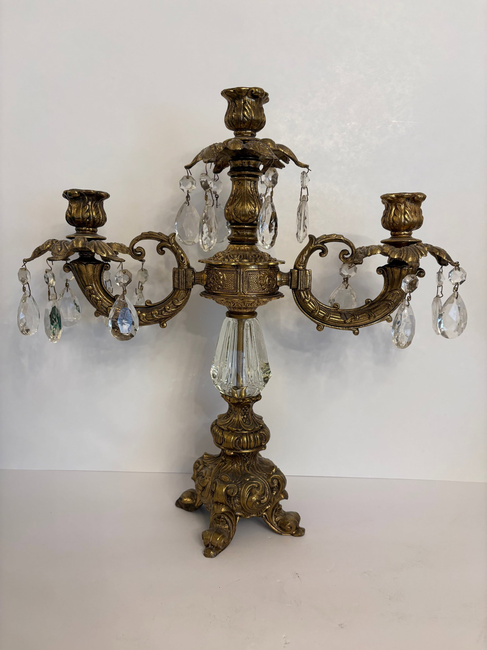 1950s Hollywood Regency Rococo 2 Arm Candlearbra - A Pair - 2