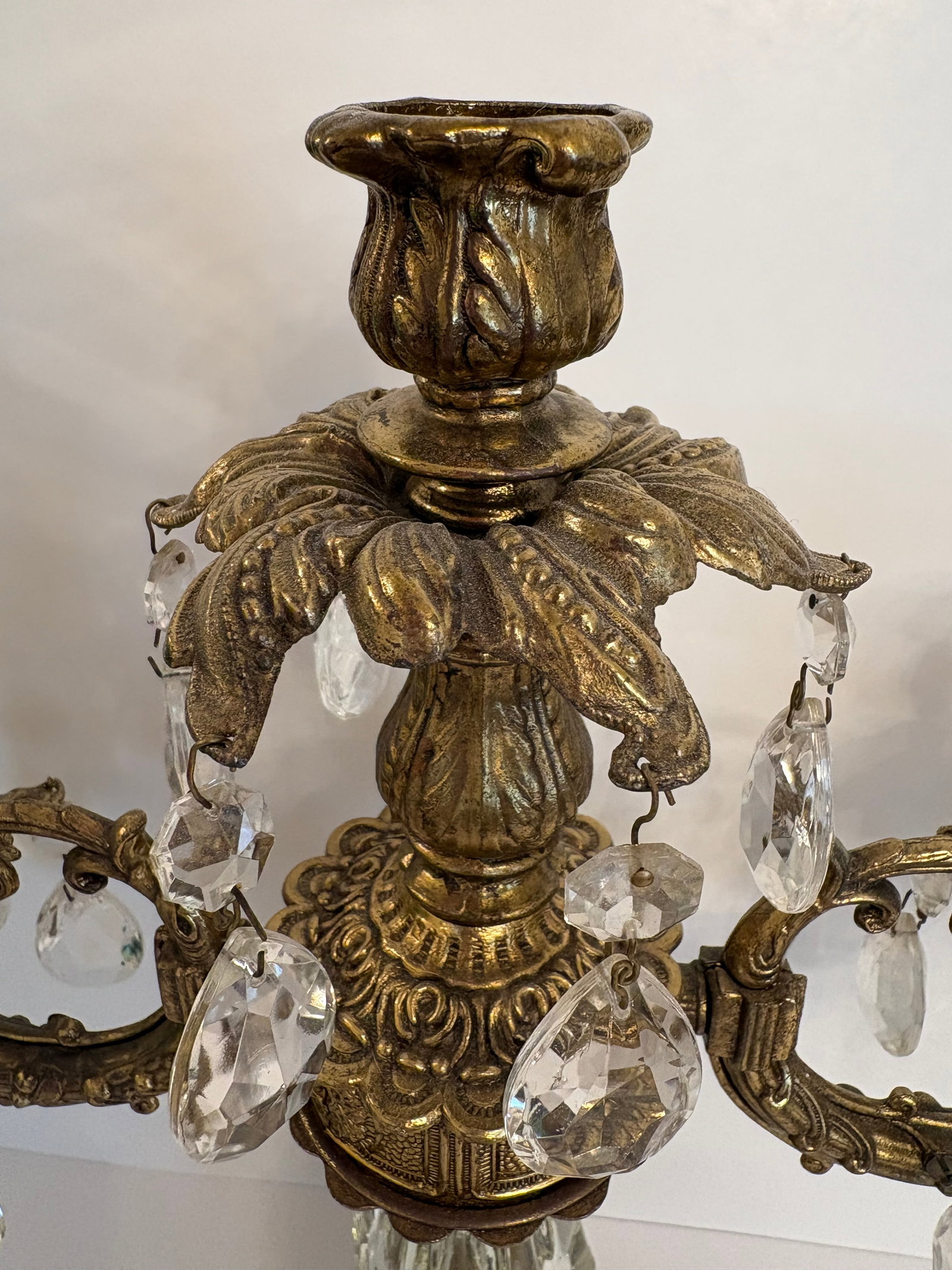 1950s Hollywood Regency Rococo 2 Arm Candlearbra - A Pair - 8