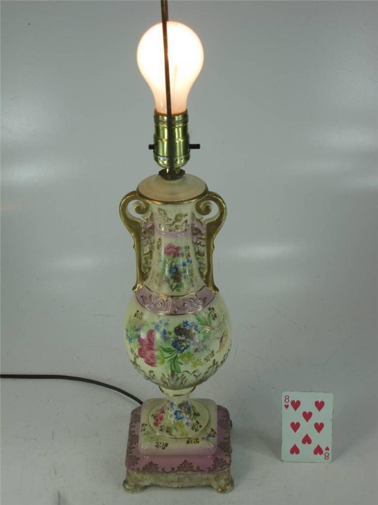 1930s Beckwith China Victorian Style Hand Painted Gold Urn Porcelain - 10
