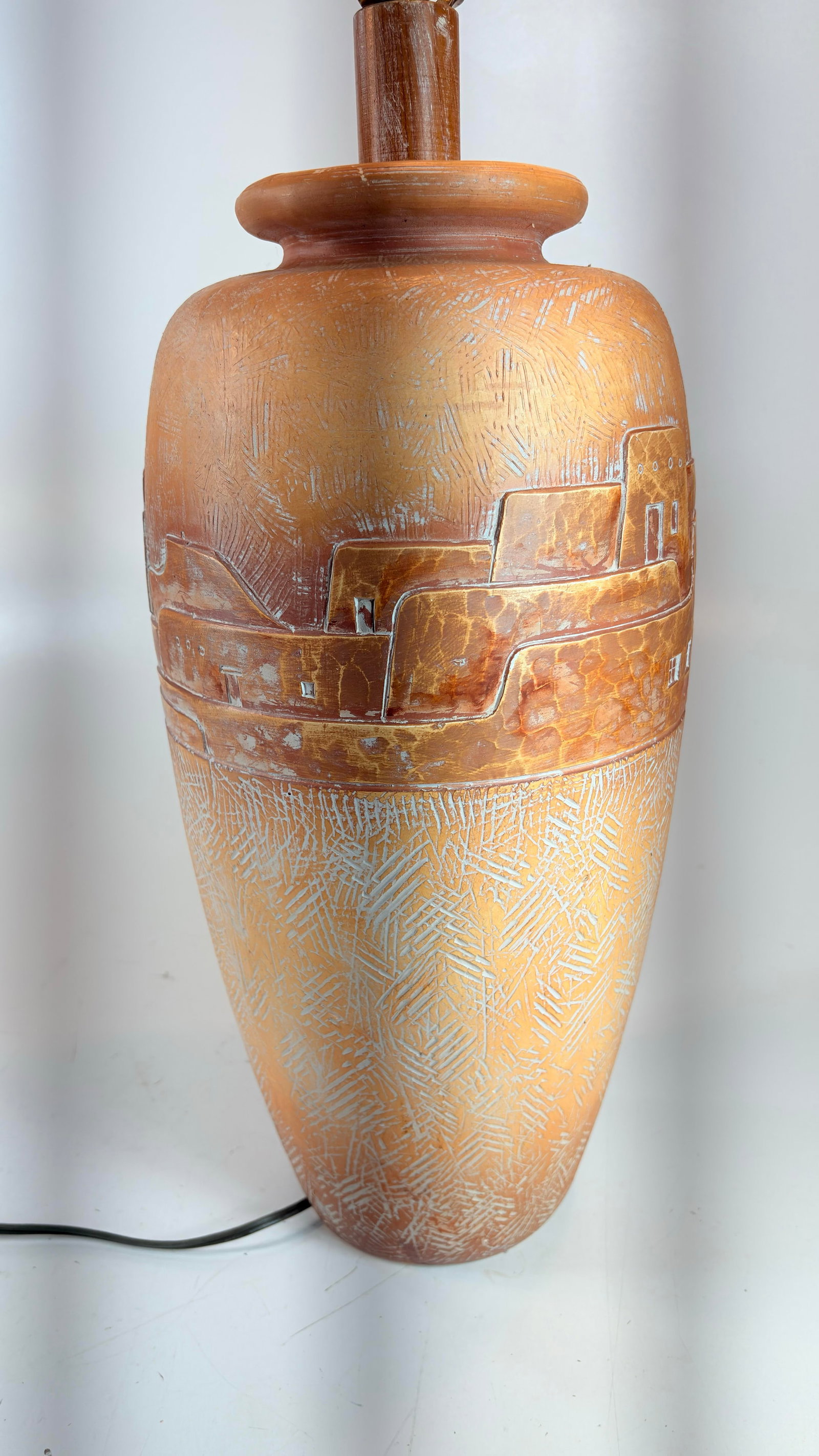 1980's Casual Lamps of California Southwestern Style, Pueblo Village Design - 5