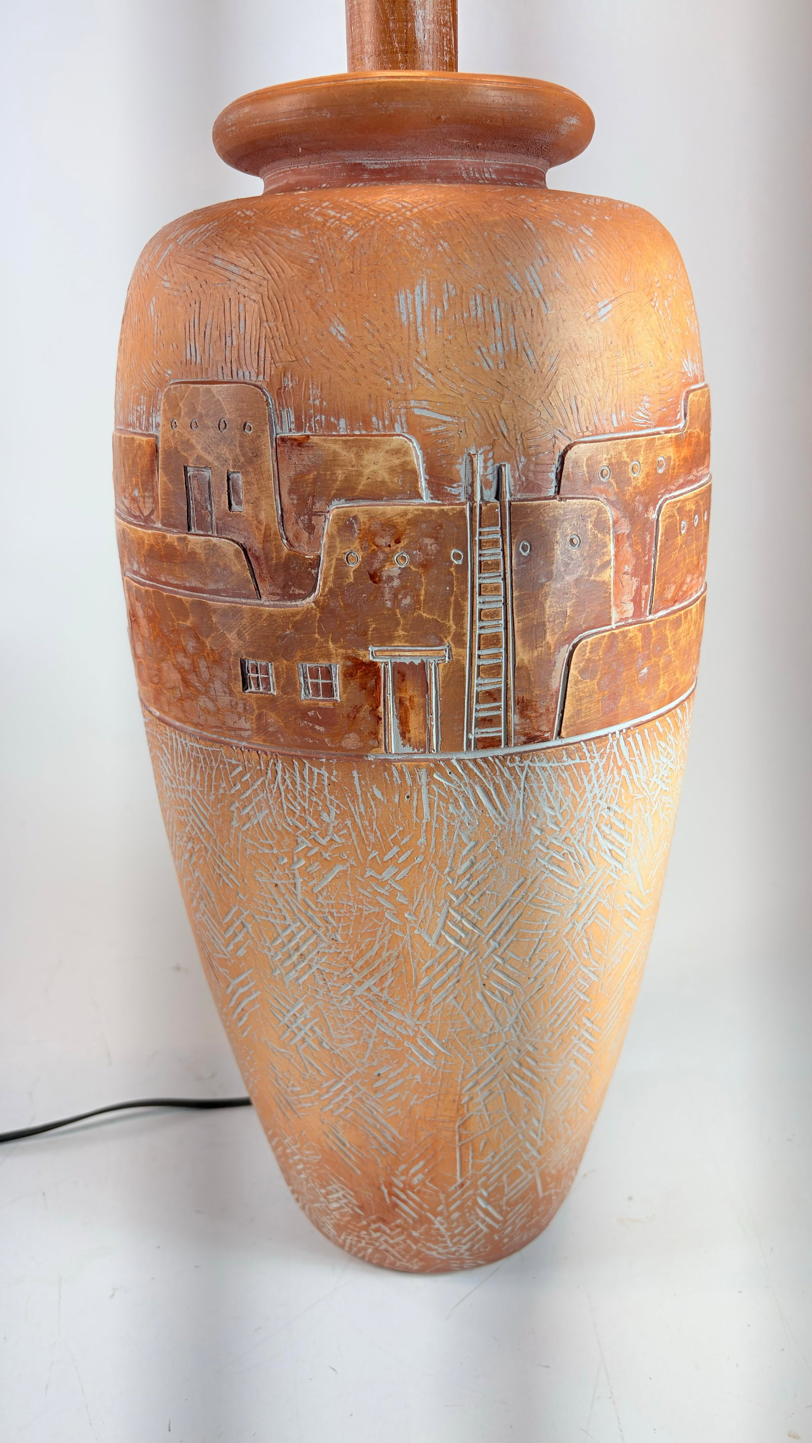 1980's Casual Lamps of California Southwestern Style, Pueblo Village Design - 6