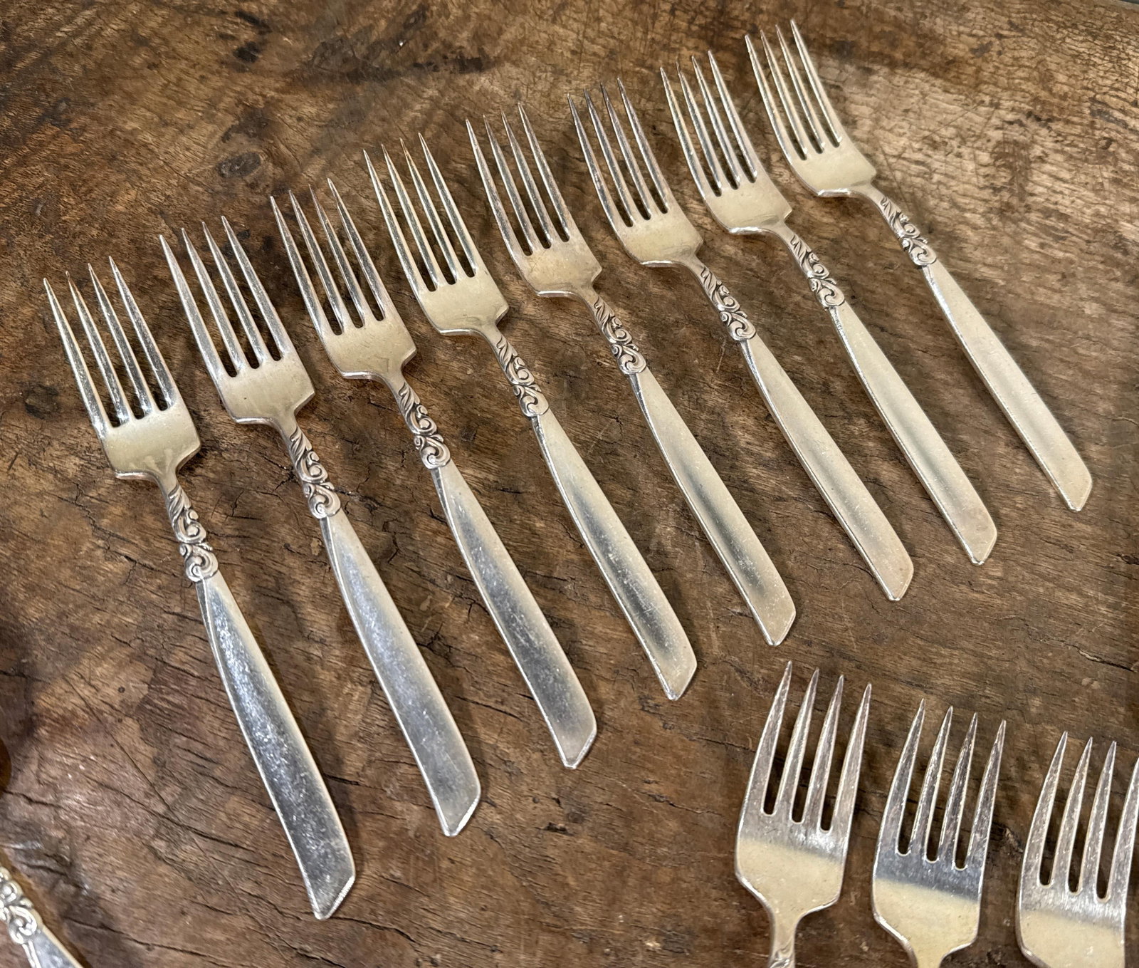 Silver Plate Flatware South Seas by Community With Serving Pieces - Service for 8 - 2