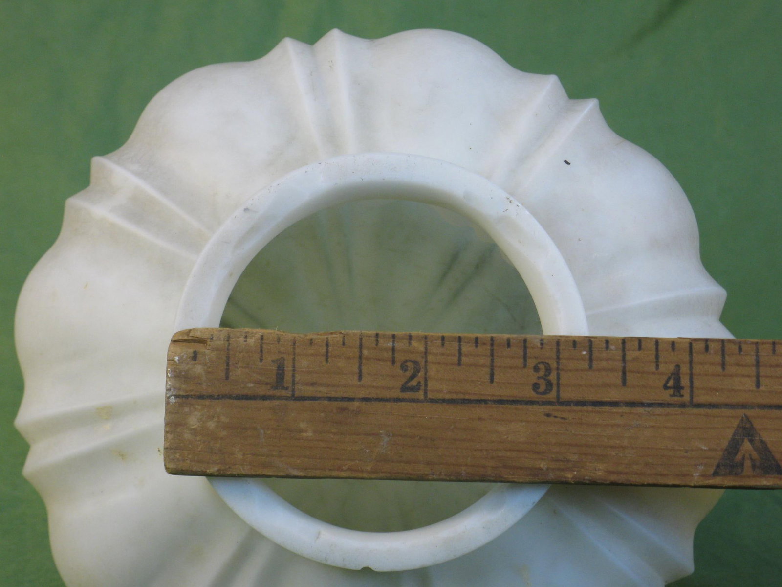 Vintage Light Shade Frosted Glass Empire - 4