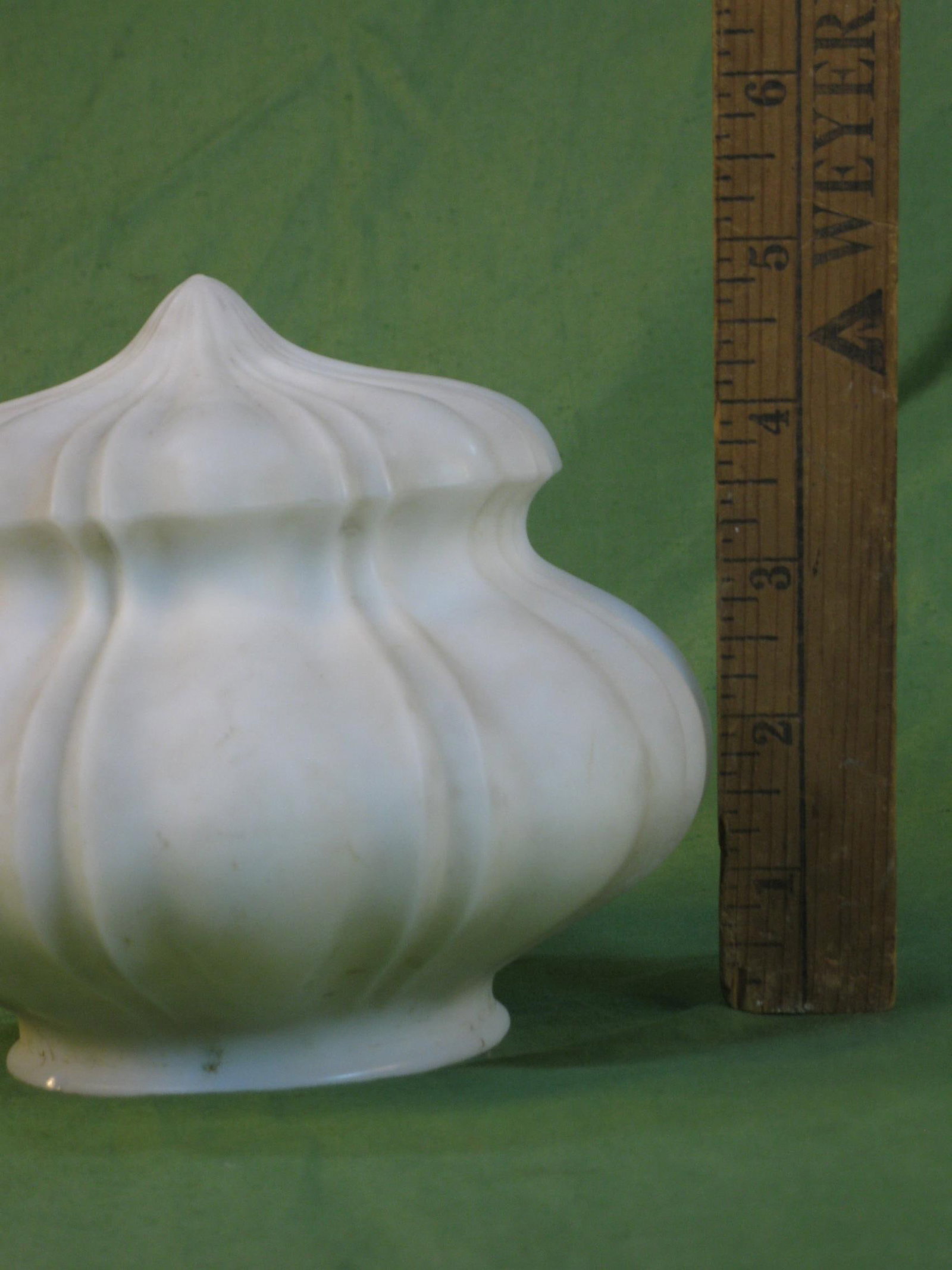 Vintage Light Shade Frosted Glass Empire - 6