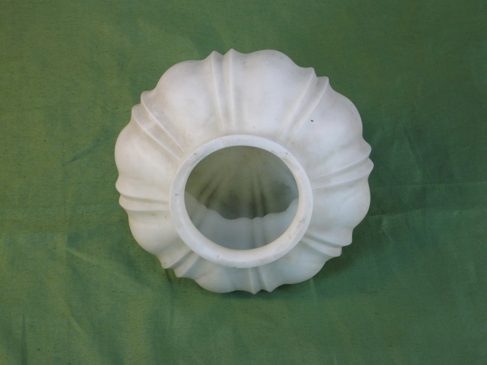 Vintage Light Shade Frosted Glass Empire - 7