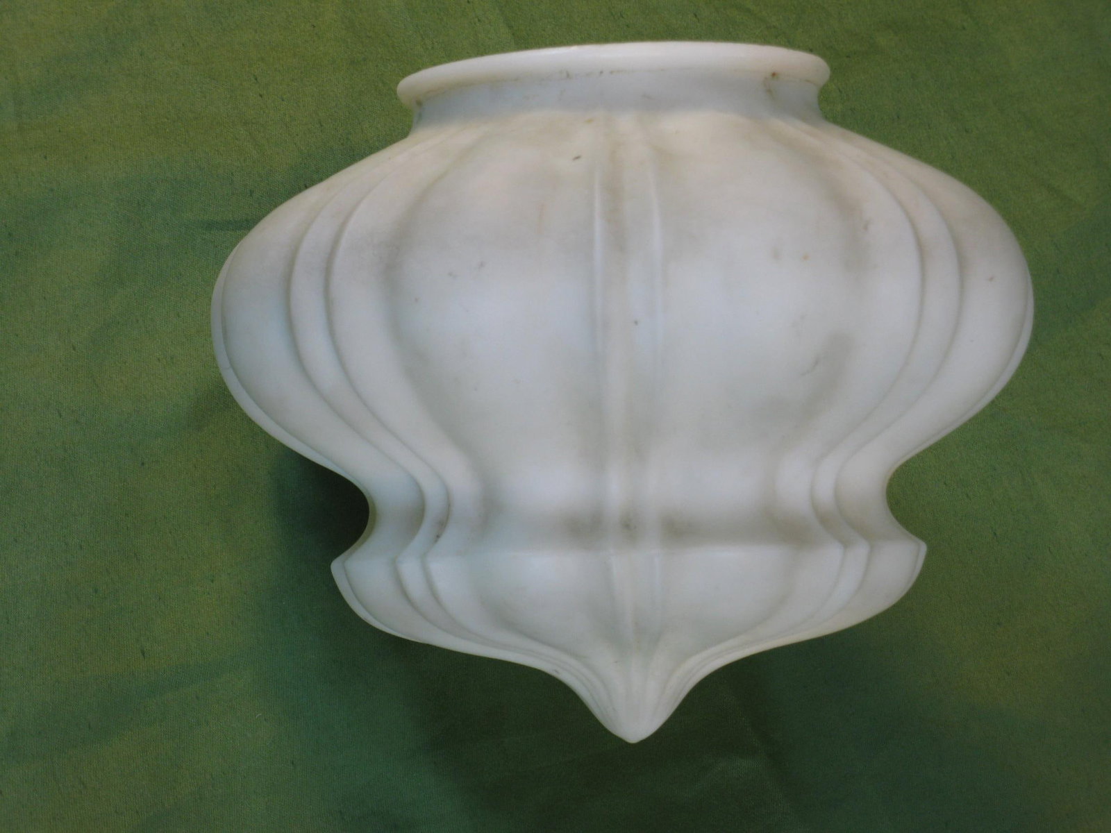Vintage Light Shade Frosted Glass Empire - 8