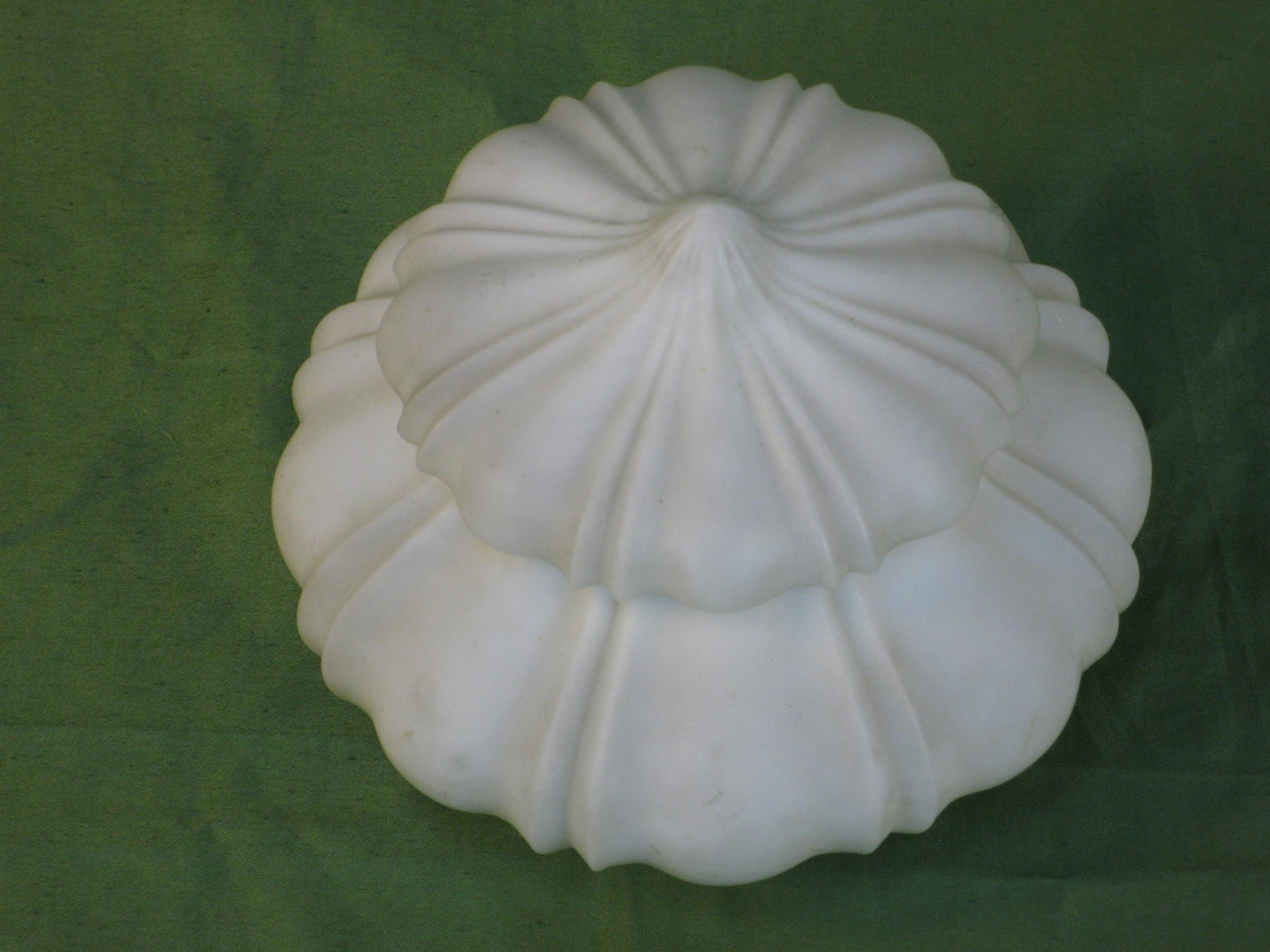 Vintage Light Shade Frosted Glass Empire - 9
