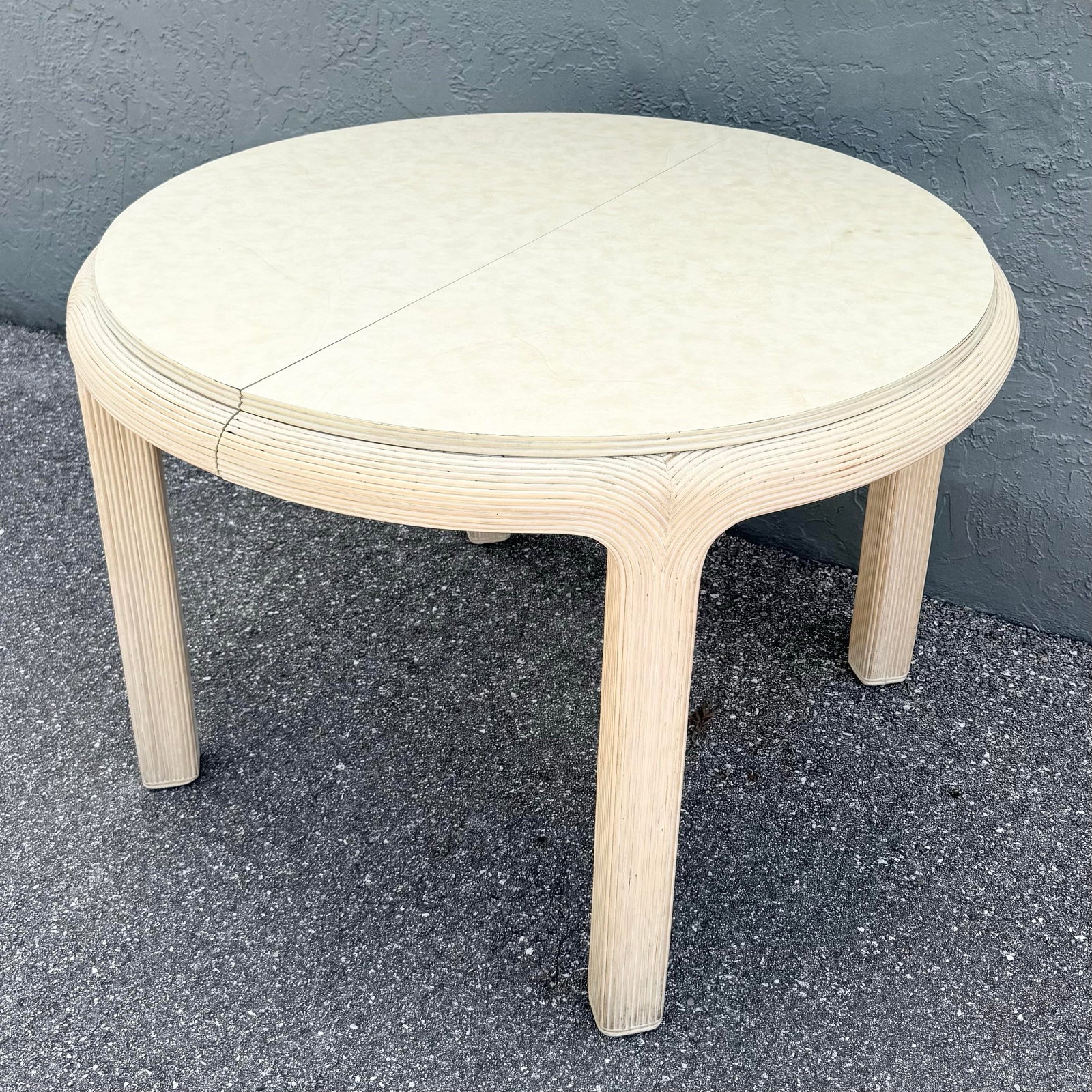 Boho Chic Pencil Reed Extendable Dining Table - 2