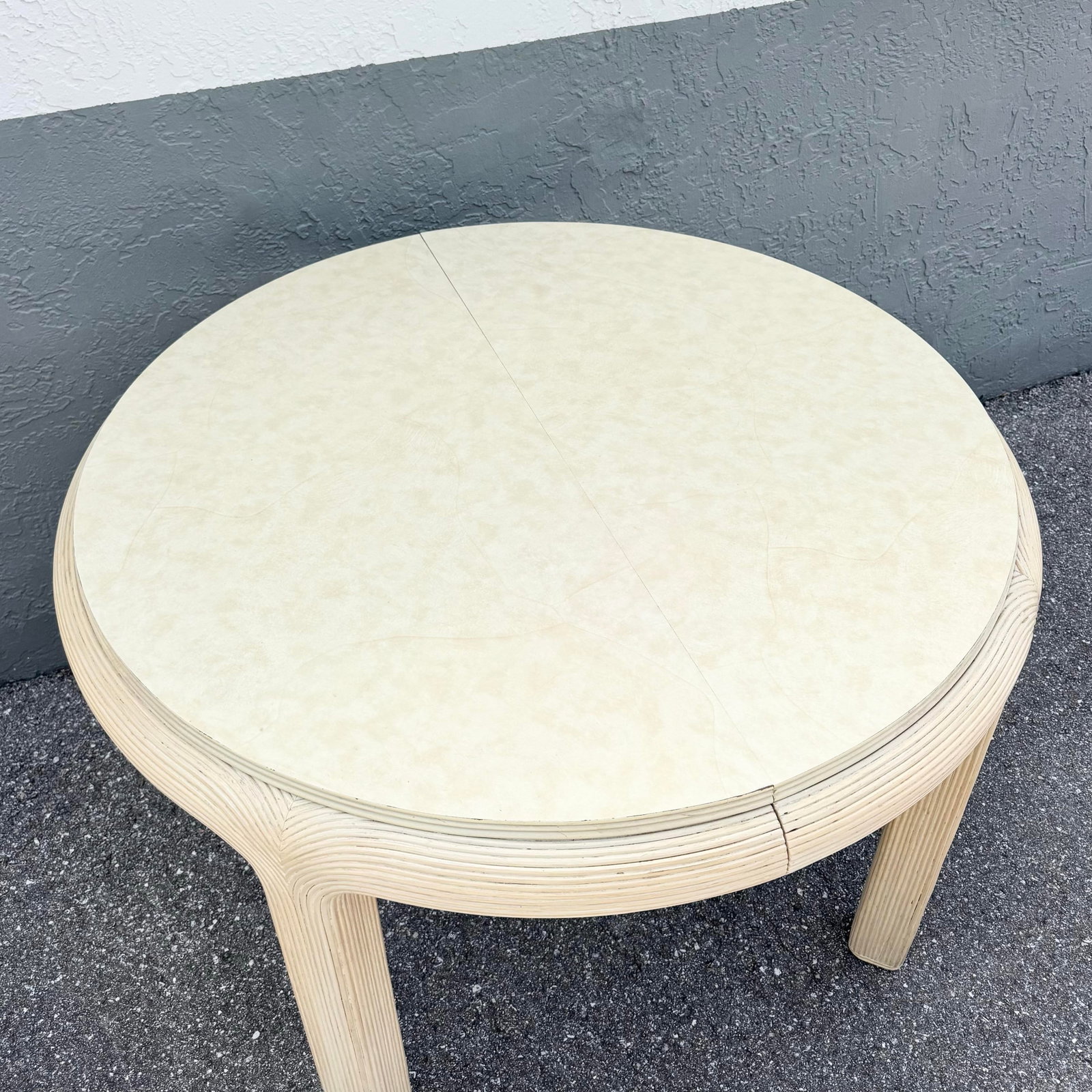 Boho Chic Pencil Reed Extendable Dining Table - 3