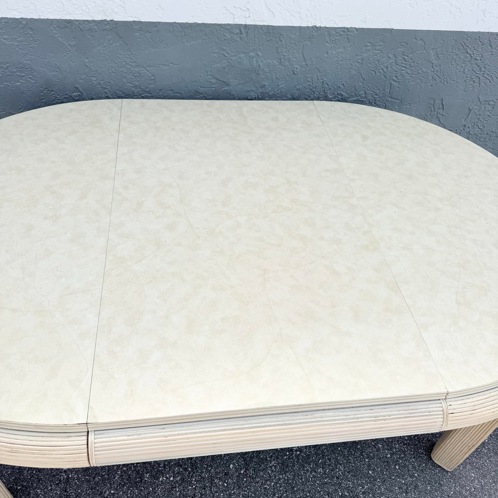 Boho Chic Pencil Reed Extendable Dining Table - 7