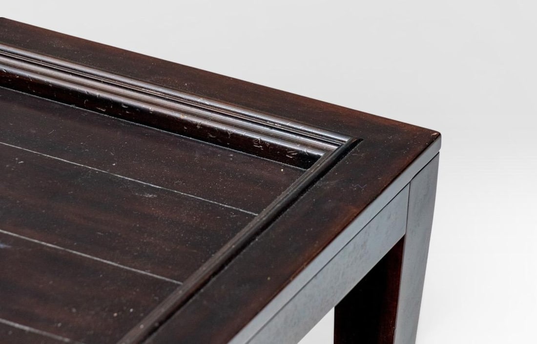 Bernhardt Vintage Patina Solid Mahogany Square Coffee Table - 5